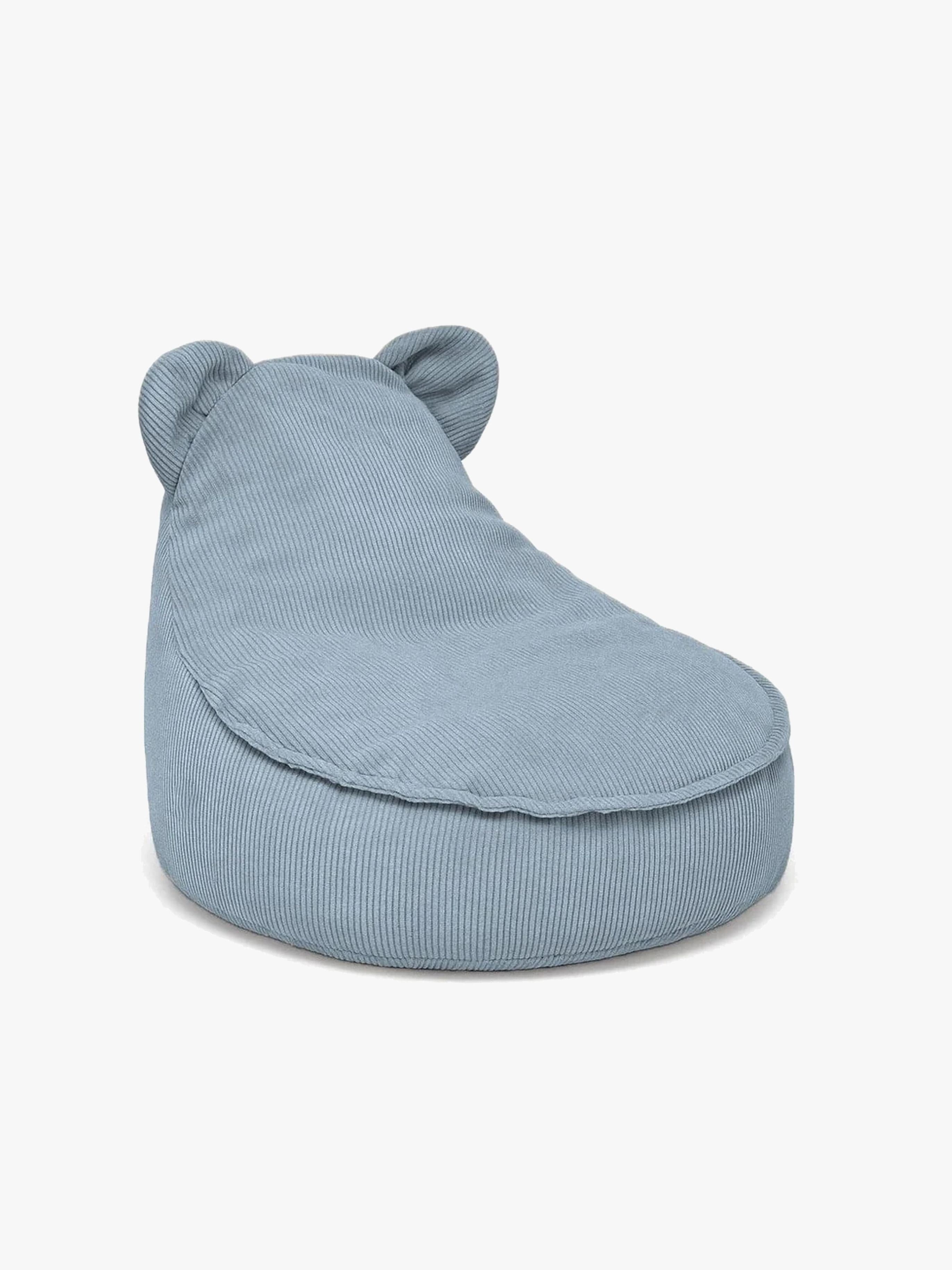 Meowbaby Slimcord Säkkituoli Teddy, Turquoise