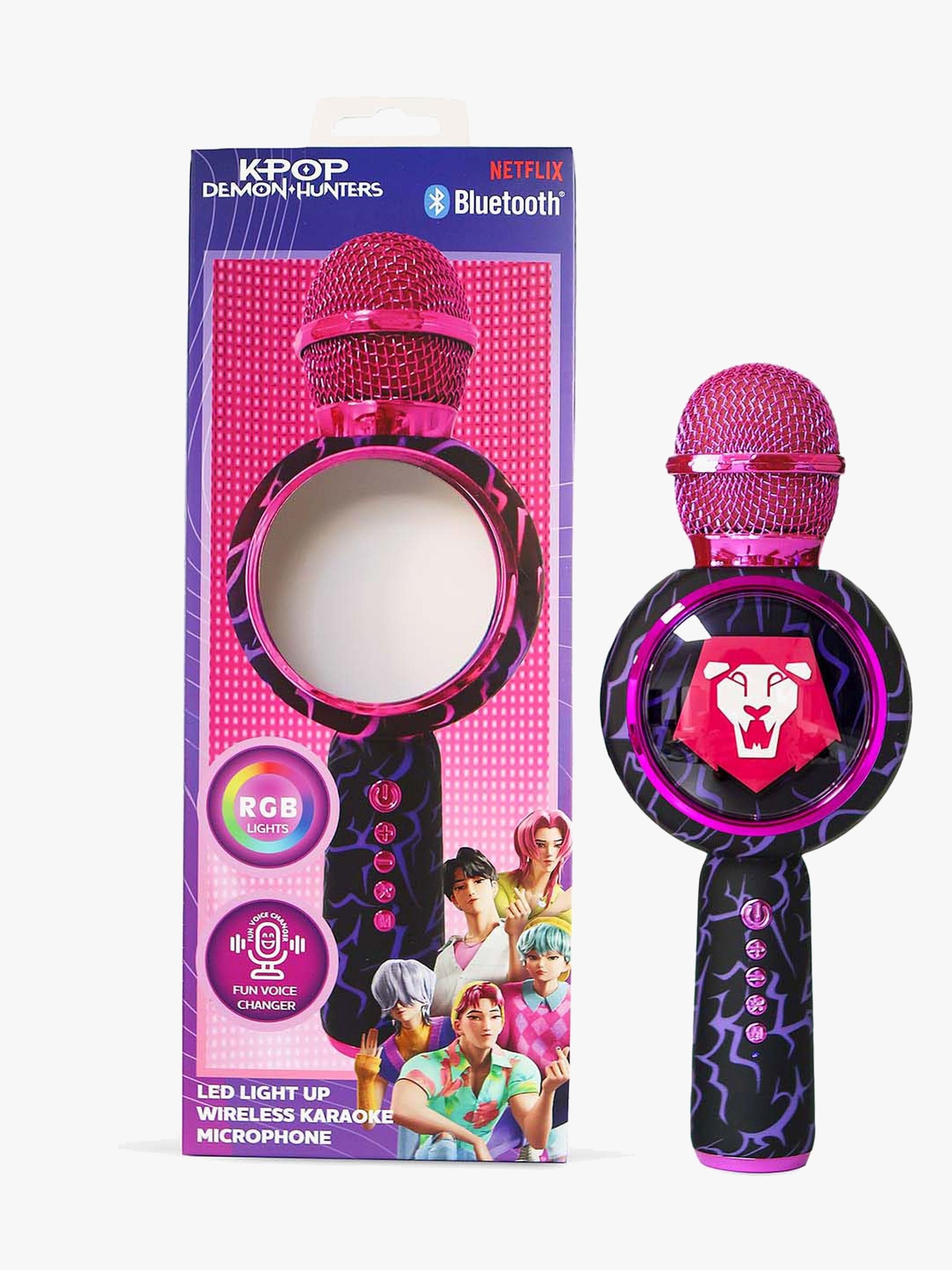 OTL K-Pop Demon Hunters Karaokemikrofoni Pop Sing + LED Saja Boys