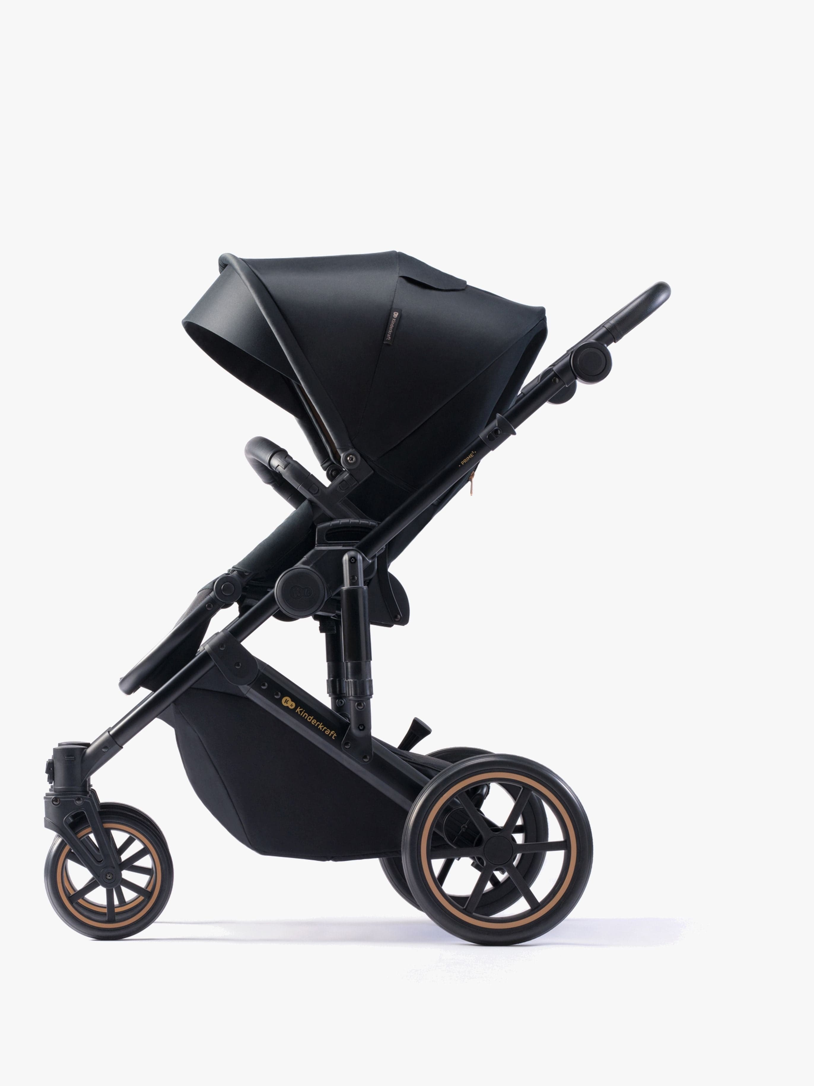 Kinderkraft Prime 2 2-in-1 Yhdistelmävaunut, Venezian Black