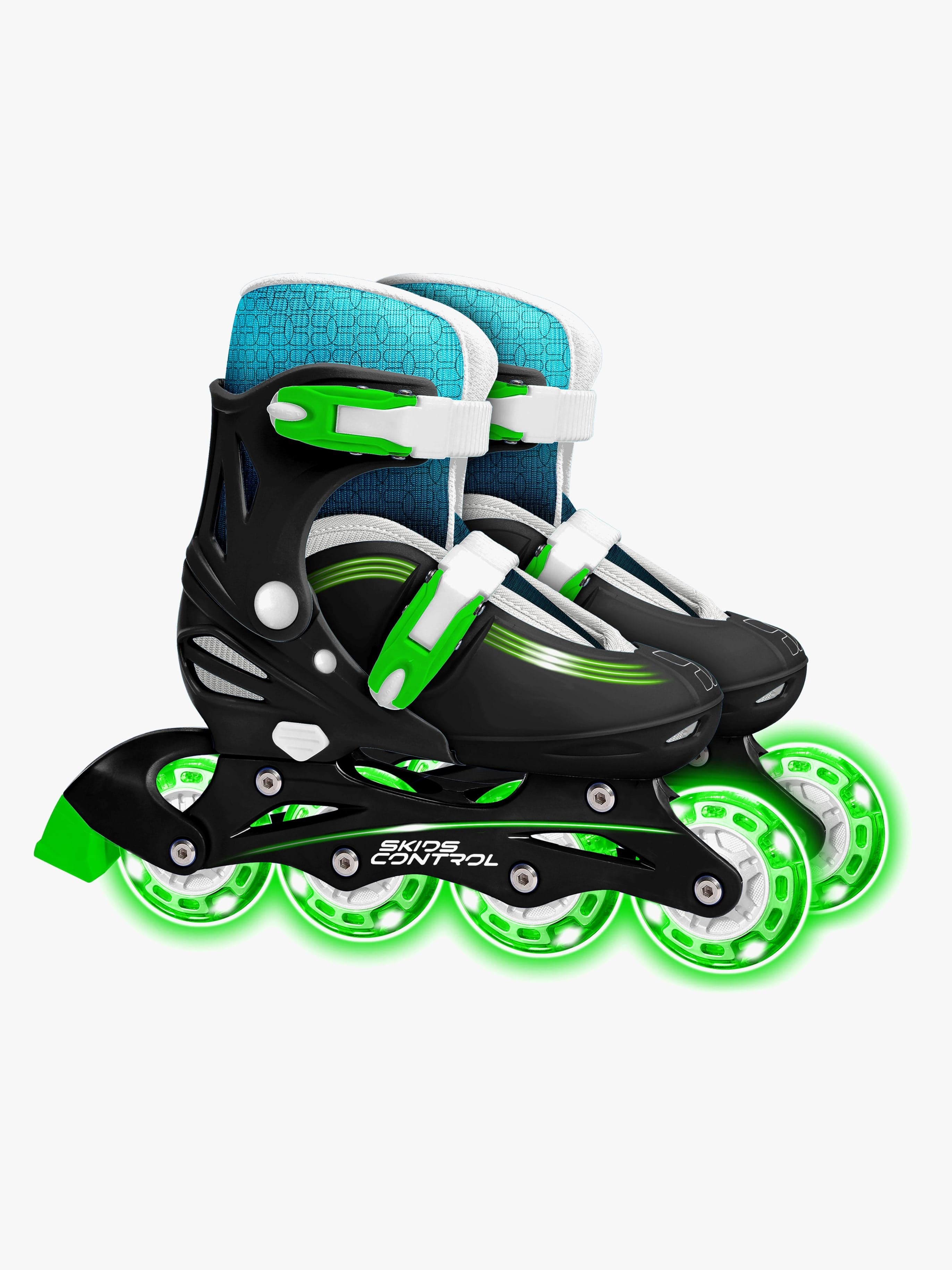 Stamp Skids Control Light-Up Rullaluistimet Koko 30-33, Vihreä/Musta