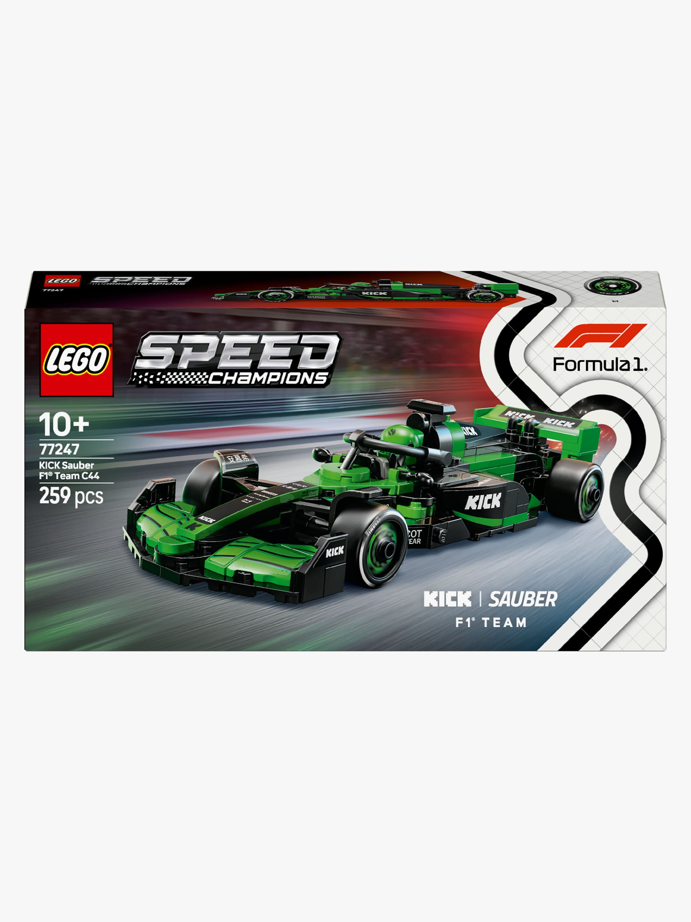 LEGO Speed Champions 77247 KICK Sauber F1 Team C44 ‑kilpa-auto