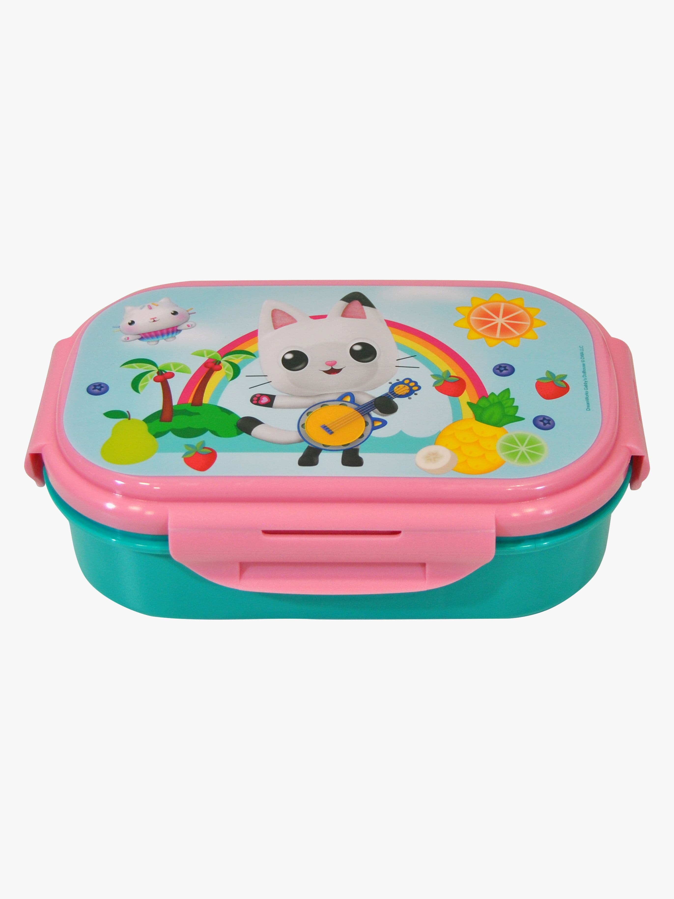 Gabbyn Nukketalo Eväsrasia + Aterimet, Sininen/Vaaleanpunainen