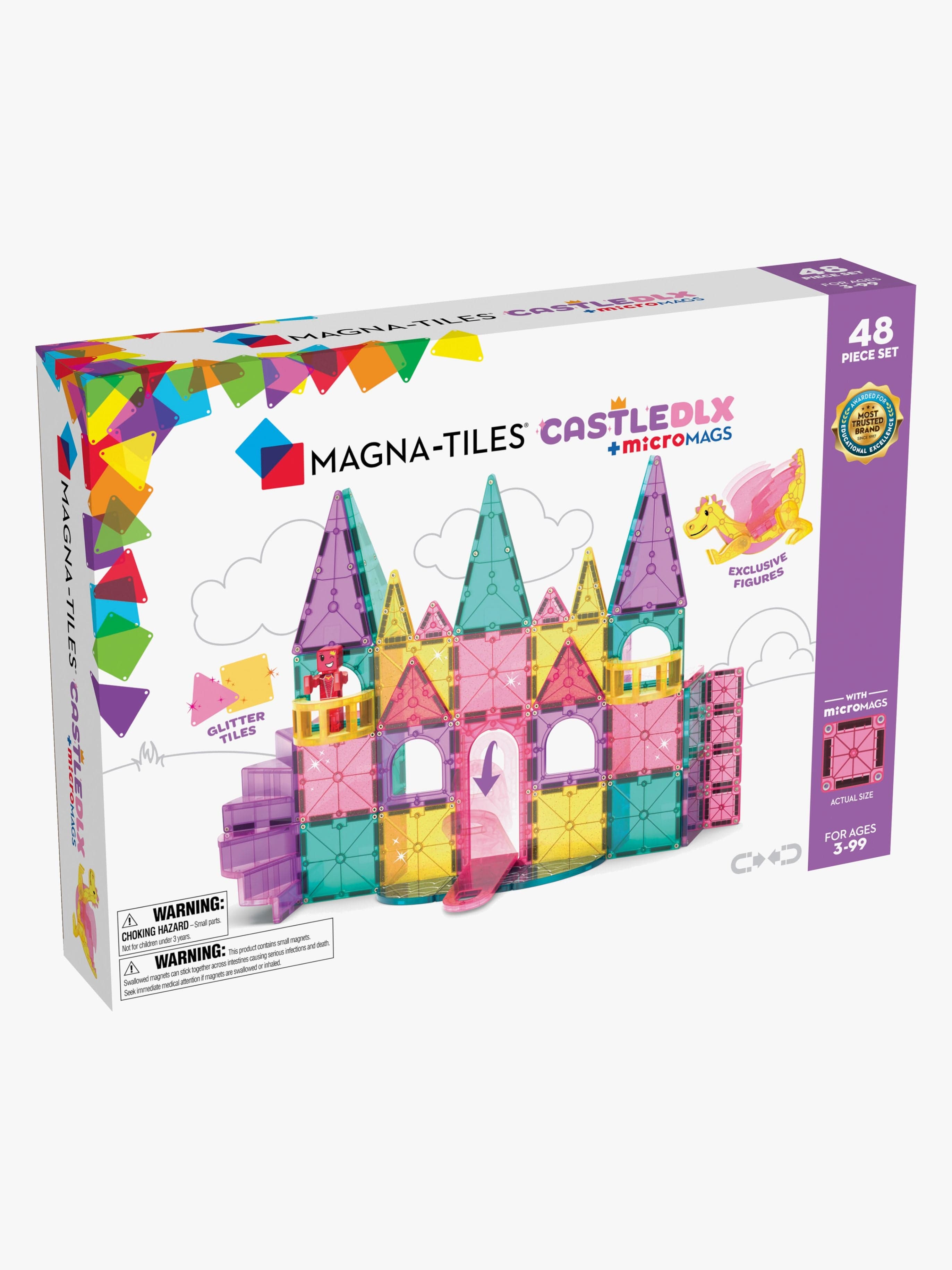 MAGNA-TILES Castle Deluxe Rakennussarja 48