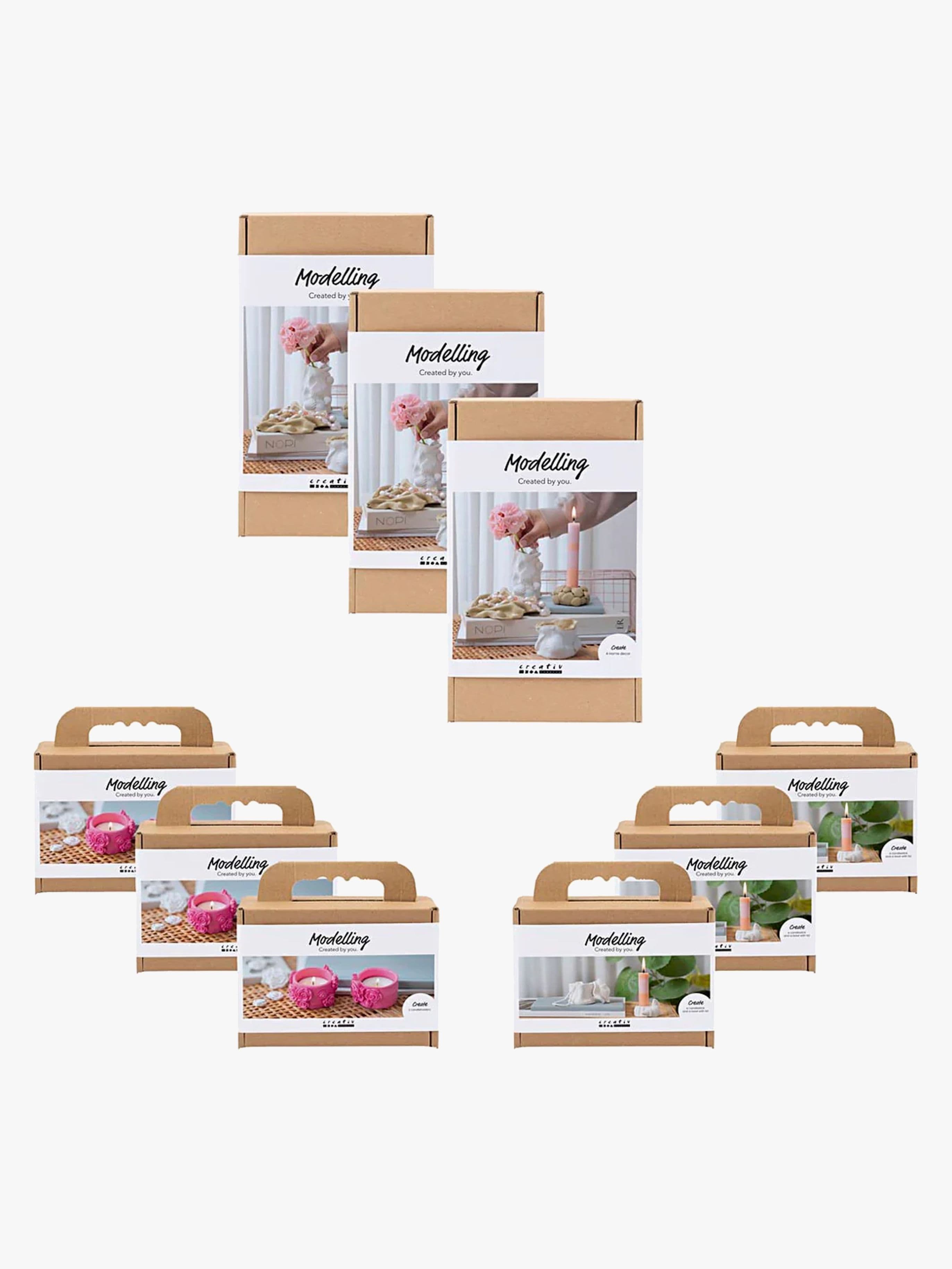 Creativ Company DIY-setti Muovailu Aloituspakkaus 9-pack