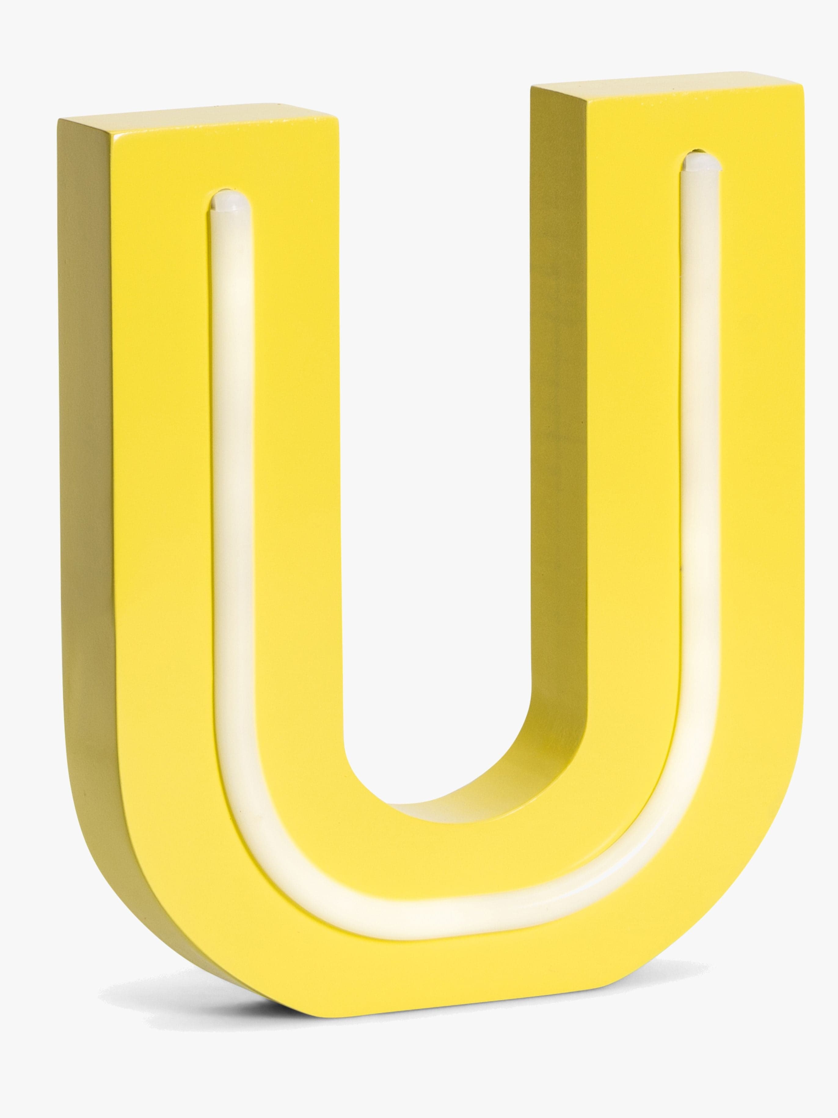 POPP Kirjainvalaisin U, Keltainen