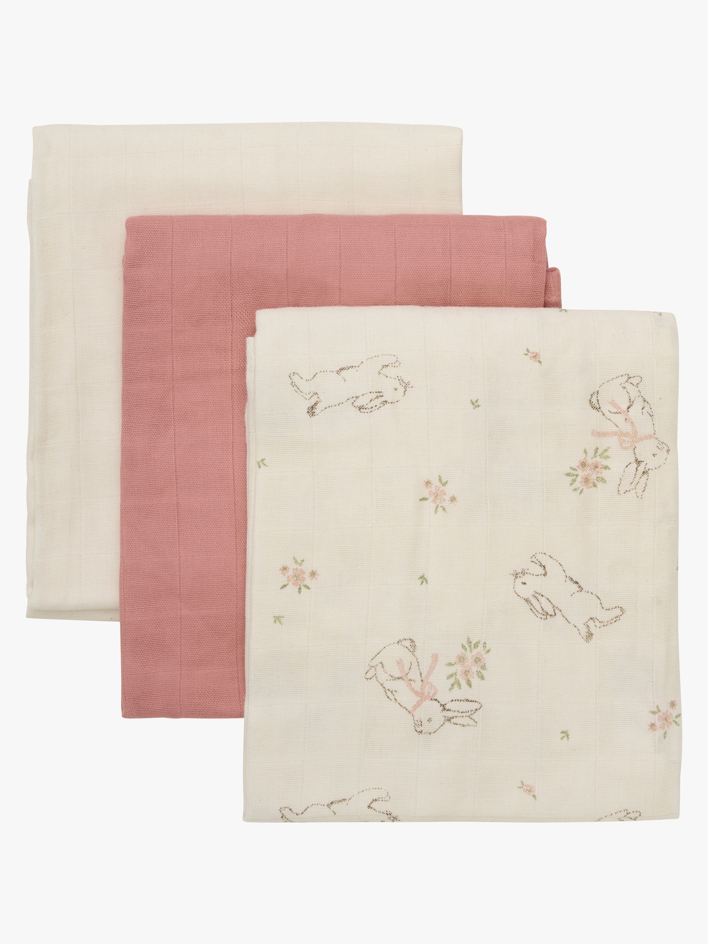 Pippi Musliiniliinat 3-pack, Rose Tan