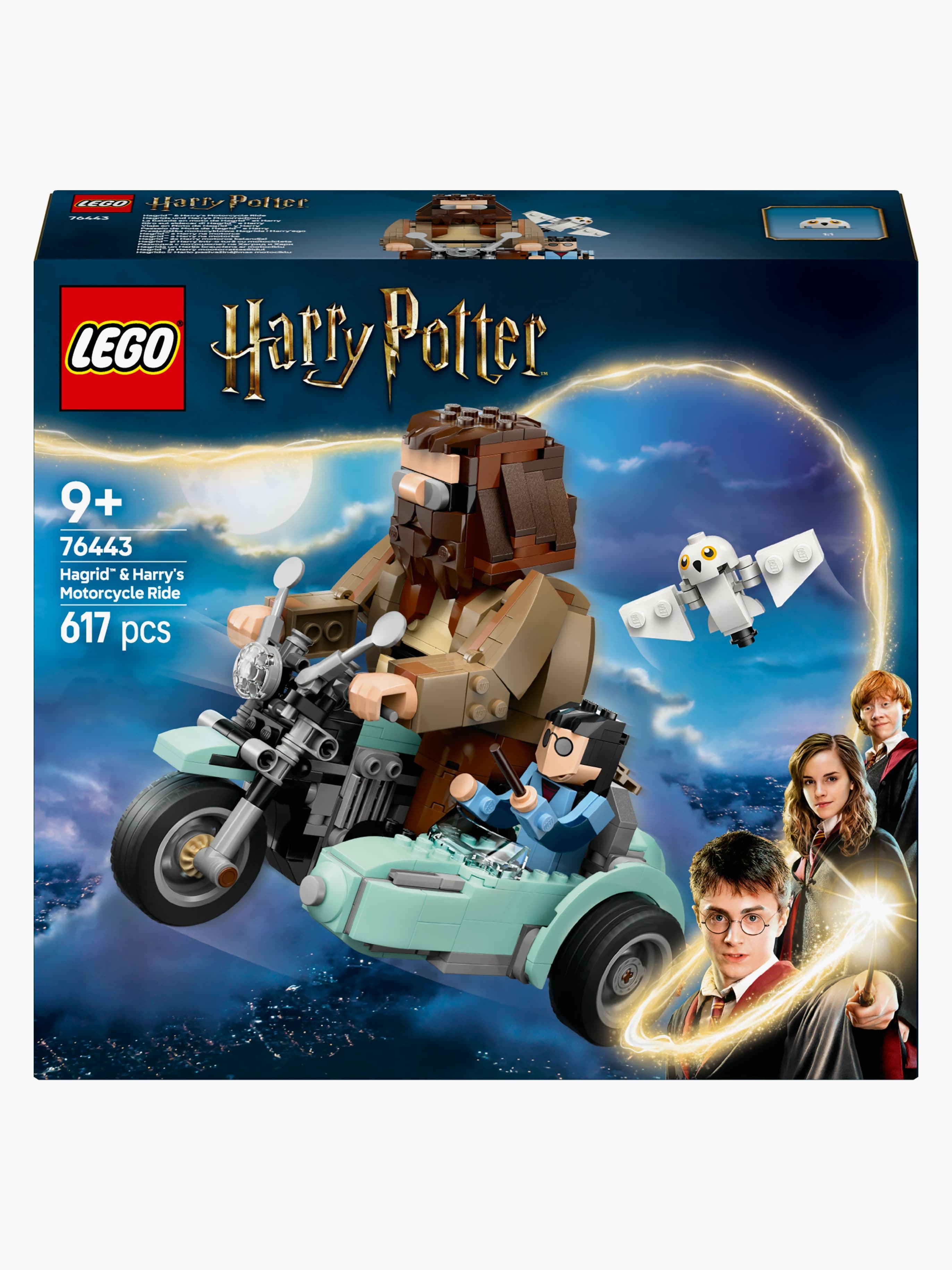 LEGO Harry Potter 76443 Hagrid ja Harry moottoripyöräajelulla