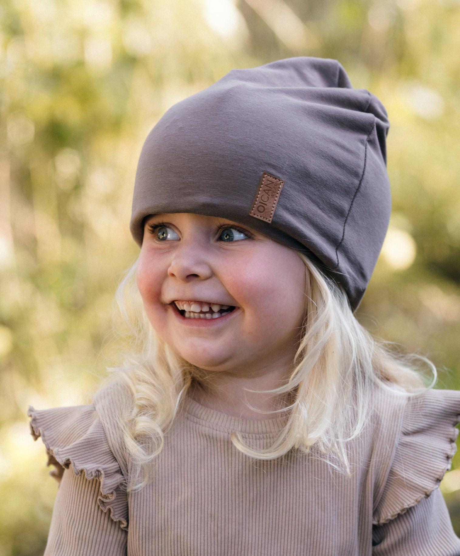OICAN Wear Fleecevuorattu Pipo + Päänsuoja, Taupe, M