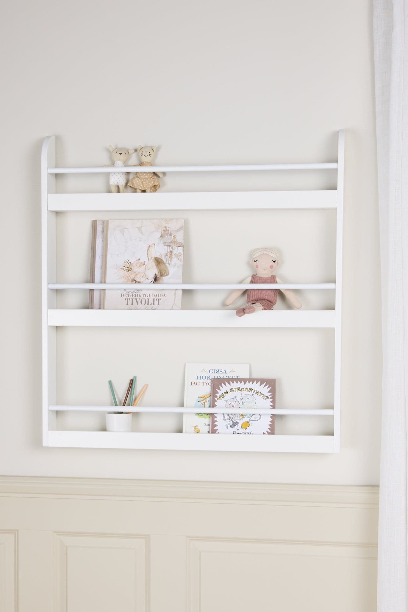 Alice & Fox ASPEN Seinähylly, Valkoinen