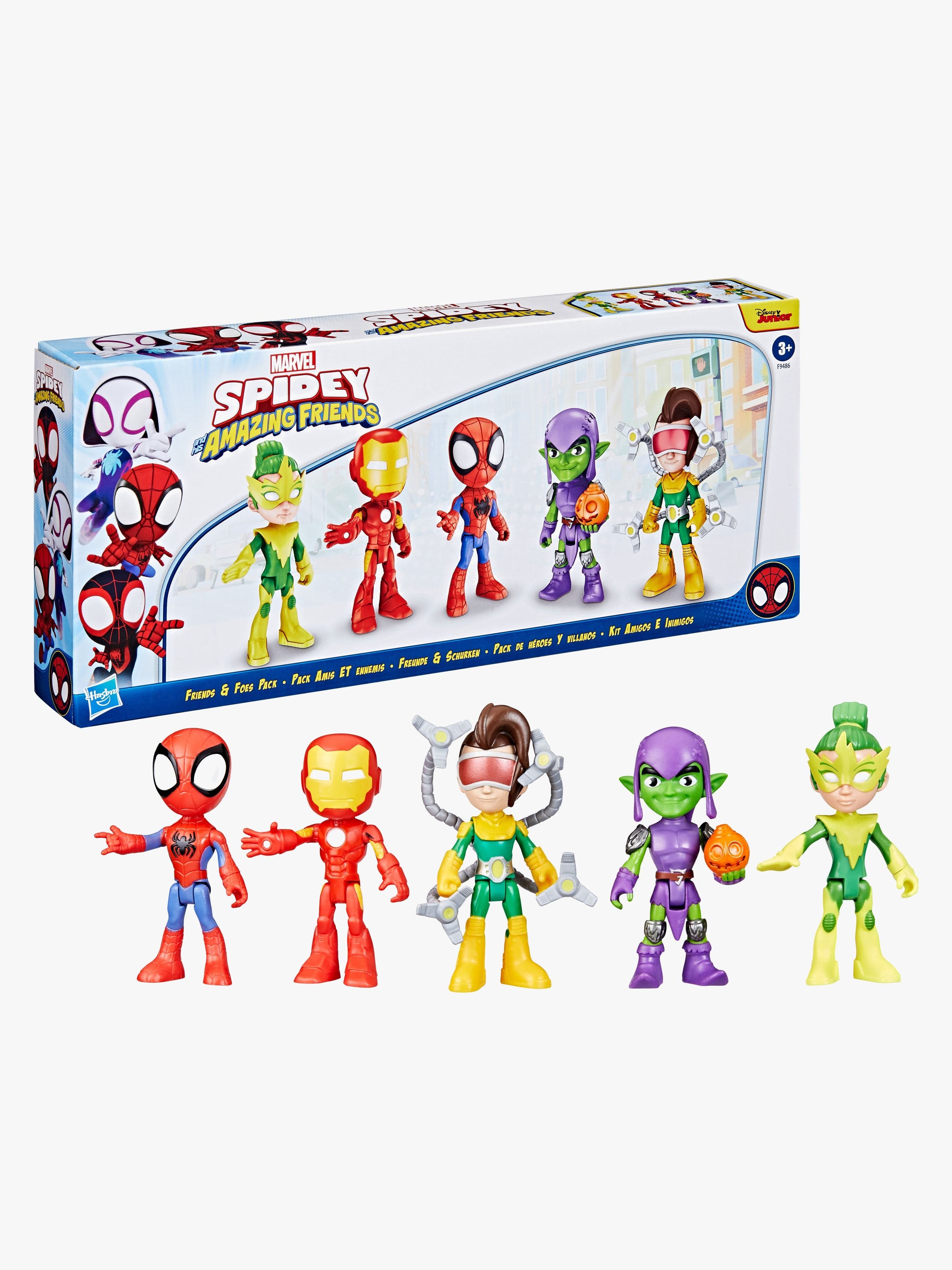 Spidey And His Amazing Friends Figuurisetti Friends N Foes 5-pack
