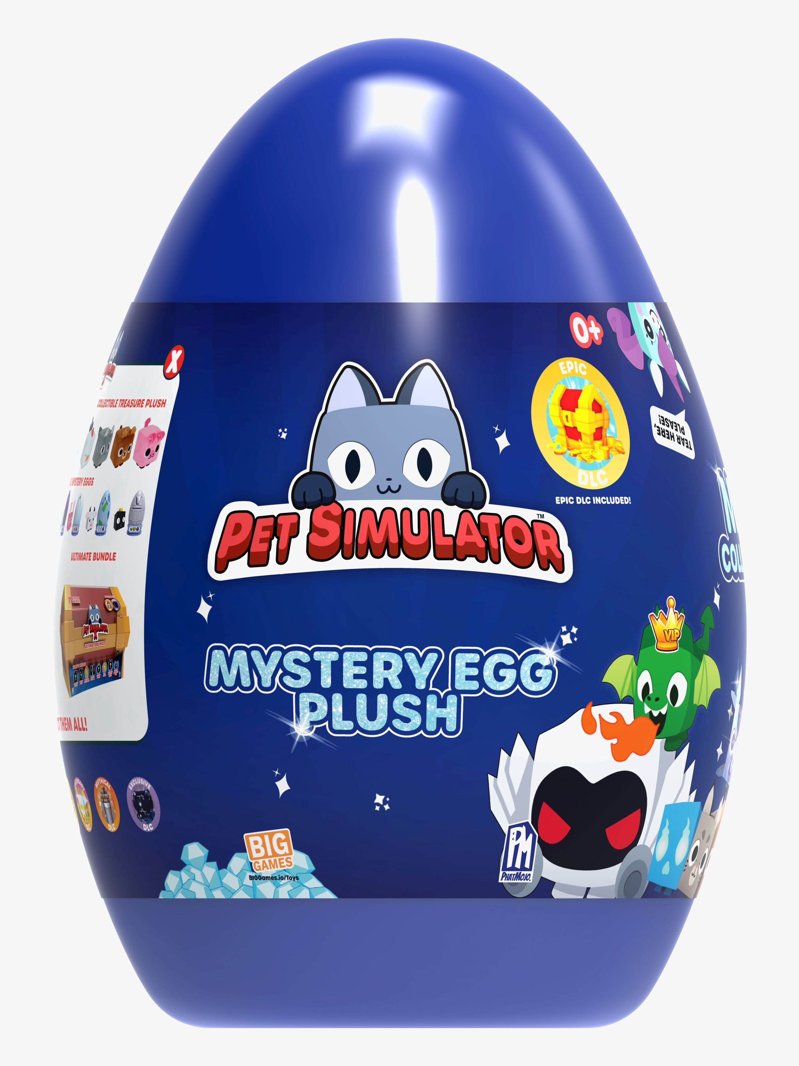 Pet Simulator Mystery Egg Pehmolelu Series 2 20 cm Lajiteltu