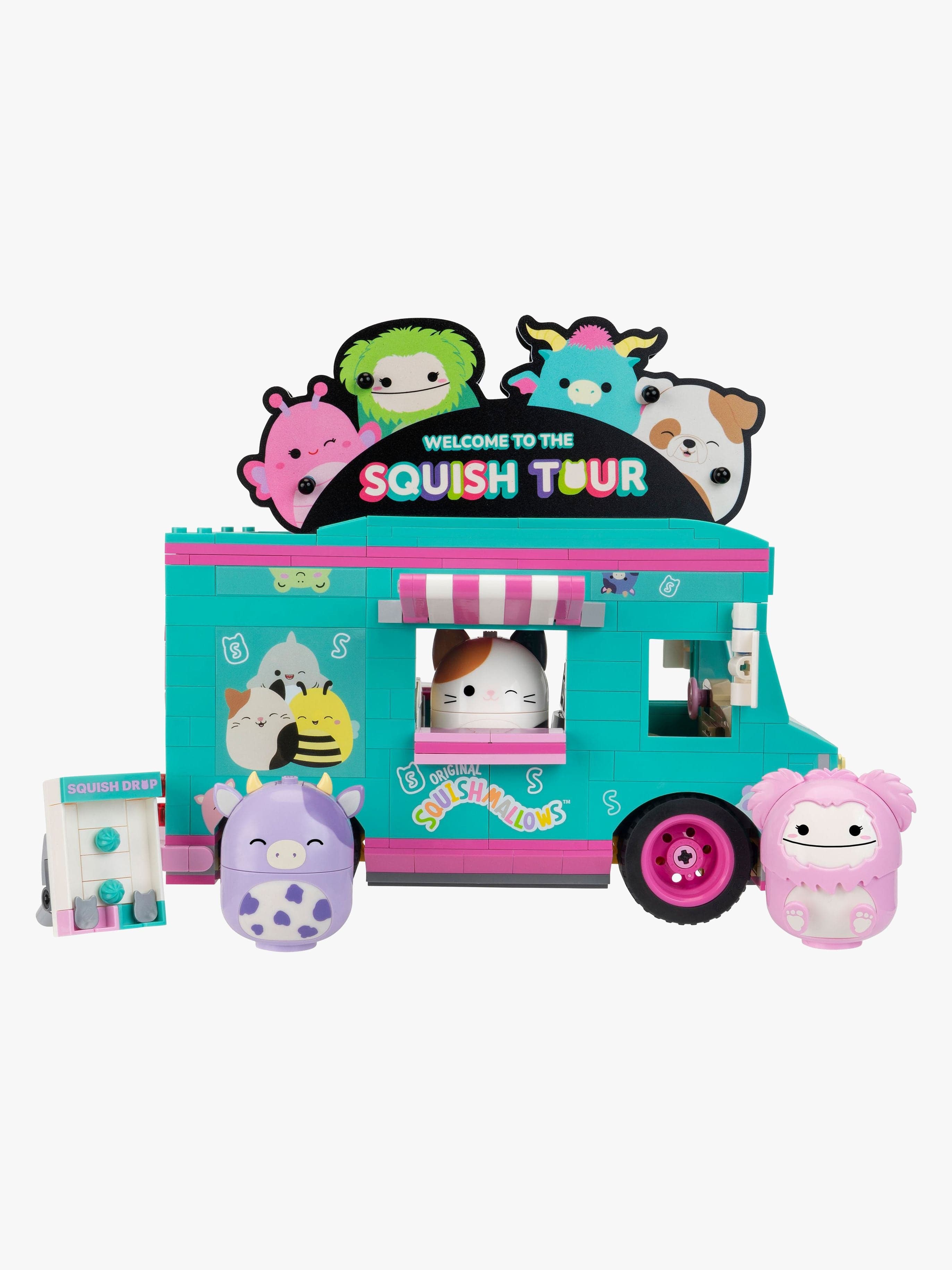 BLDR Squishmallows Rakennussarja Squish Tour Van