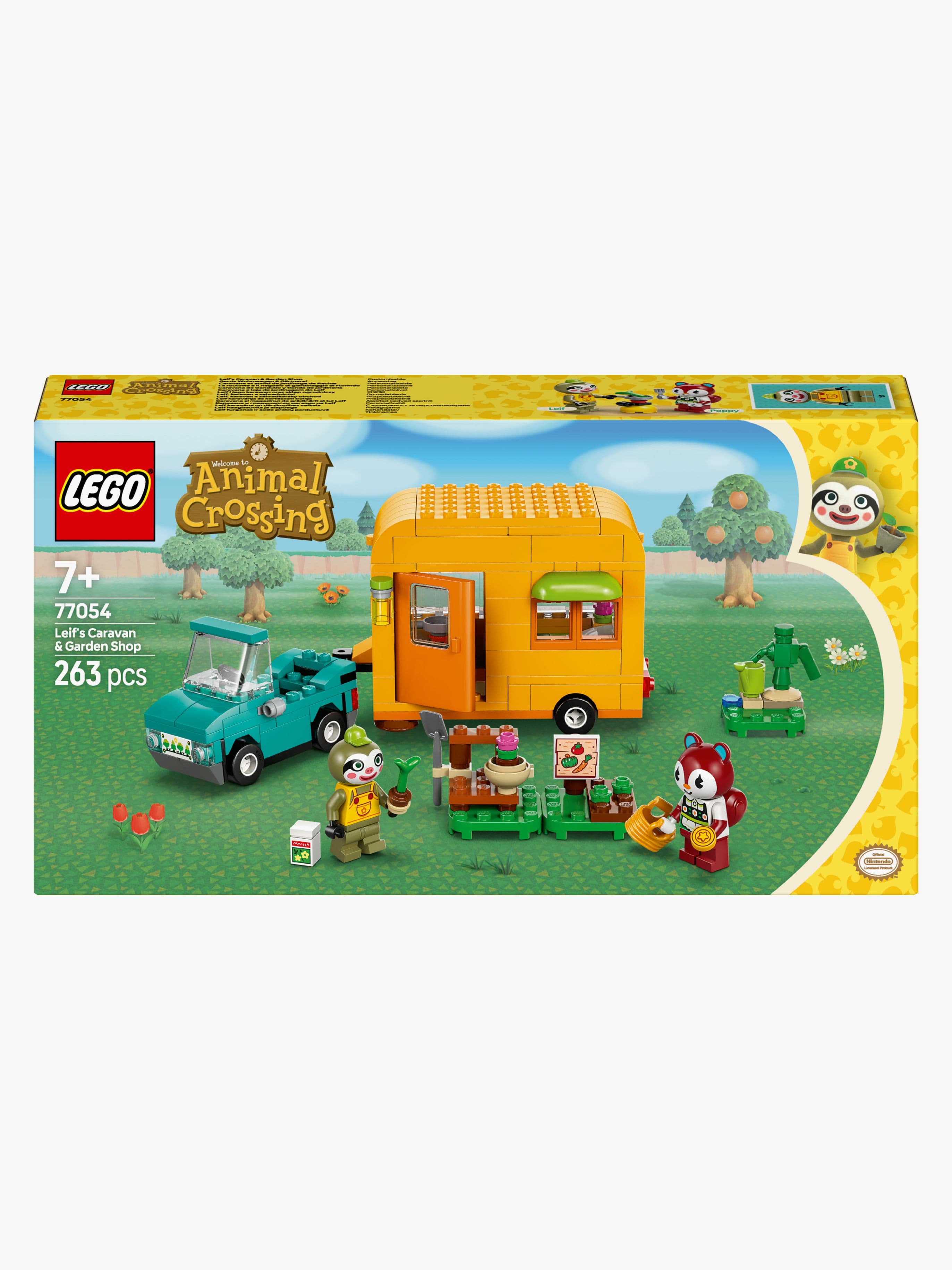 LEGO Animal Crossing 77054 Leif, asuntovaunu ja puutarhakauppa