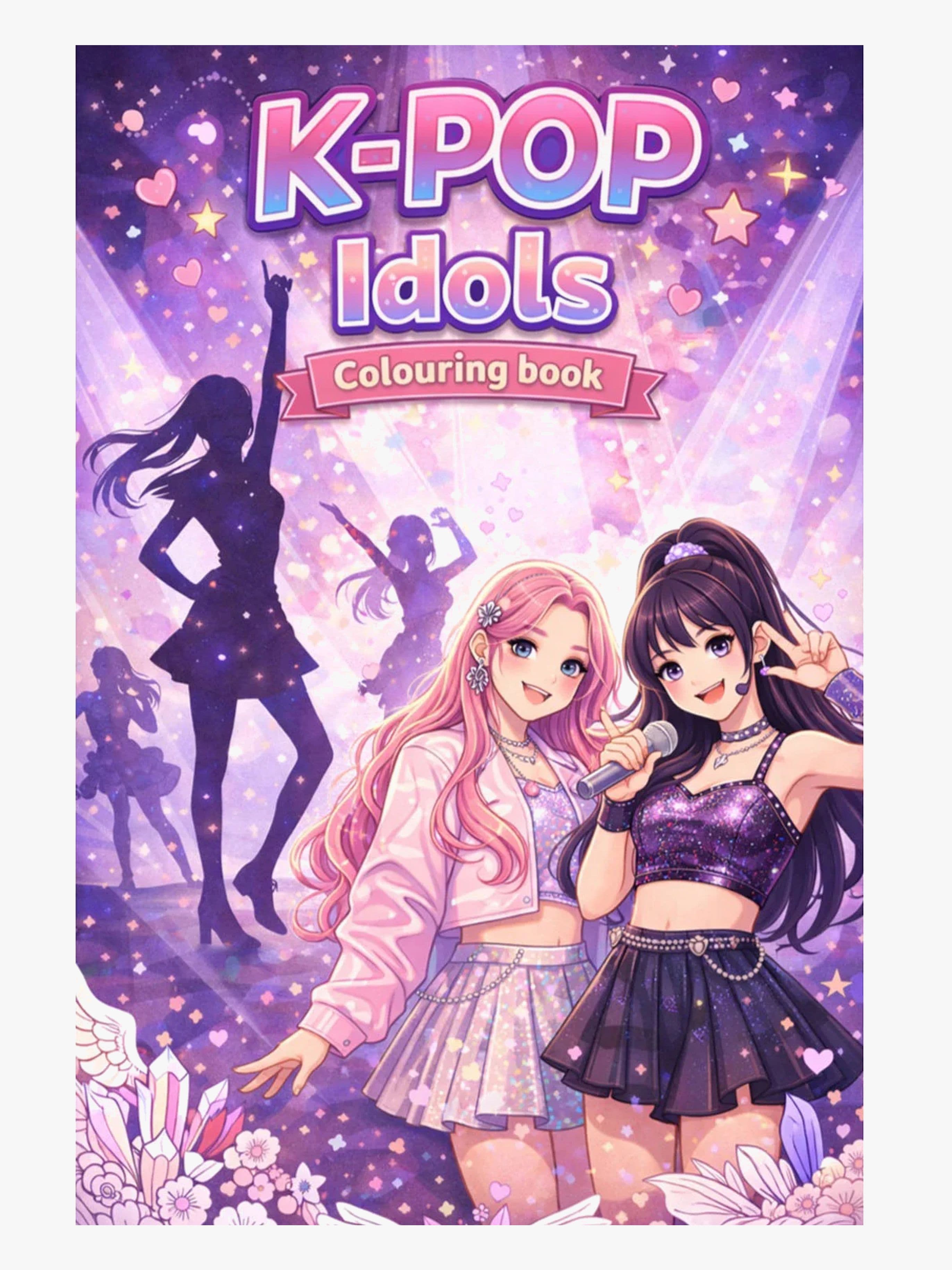ColoursbyCPH K-POP Idols Värityskirja
