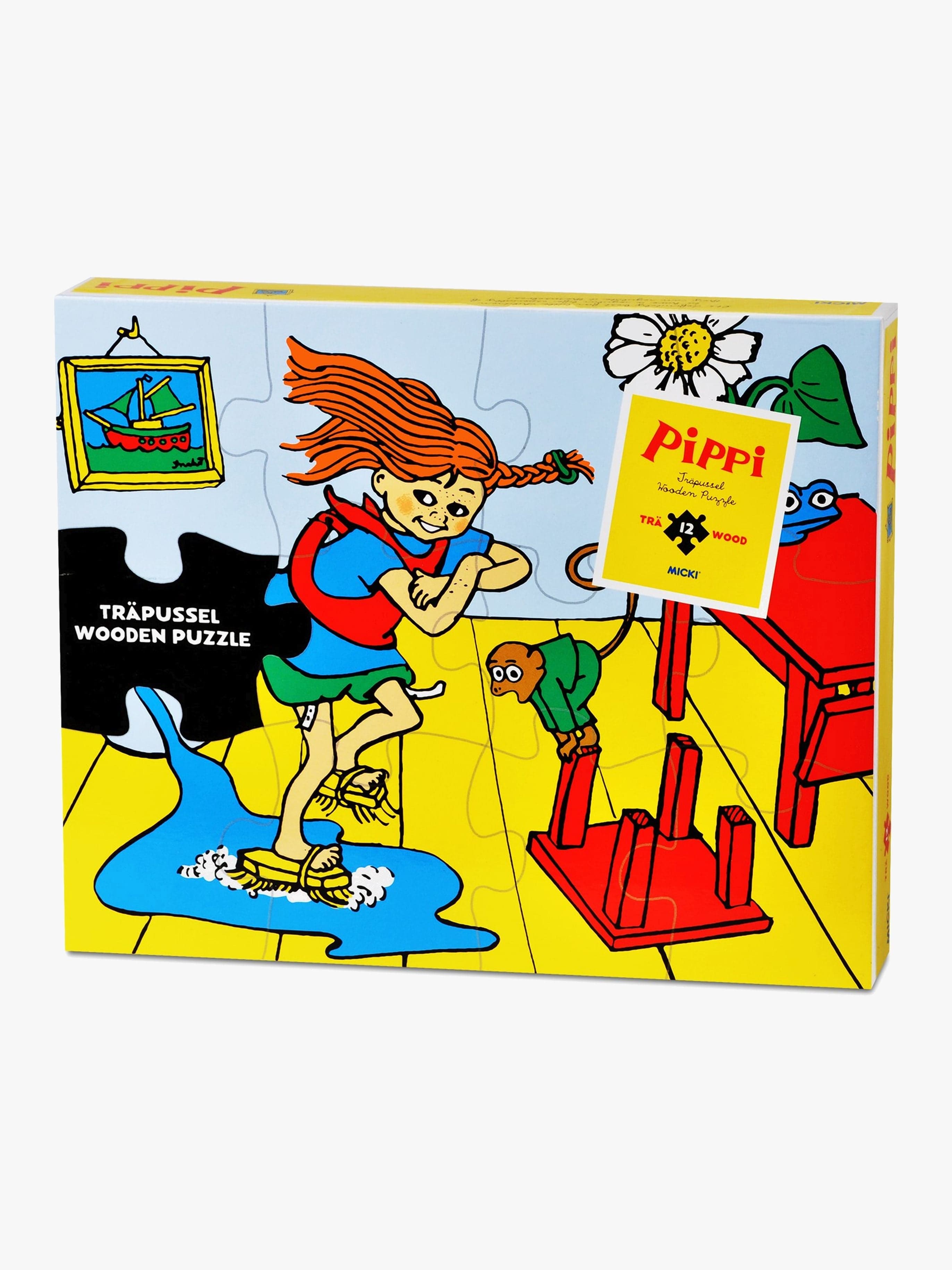 Peppi Pitkätossu Puupalapeli 12