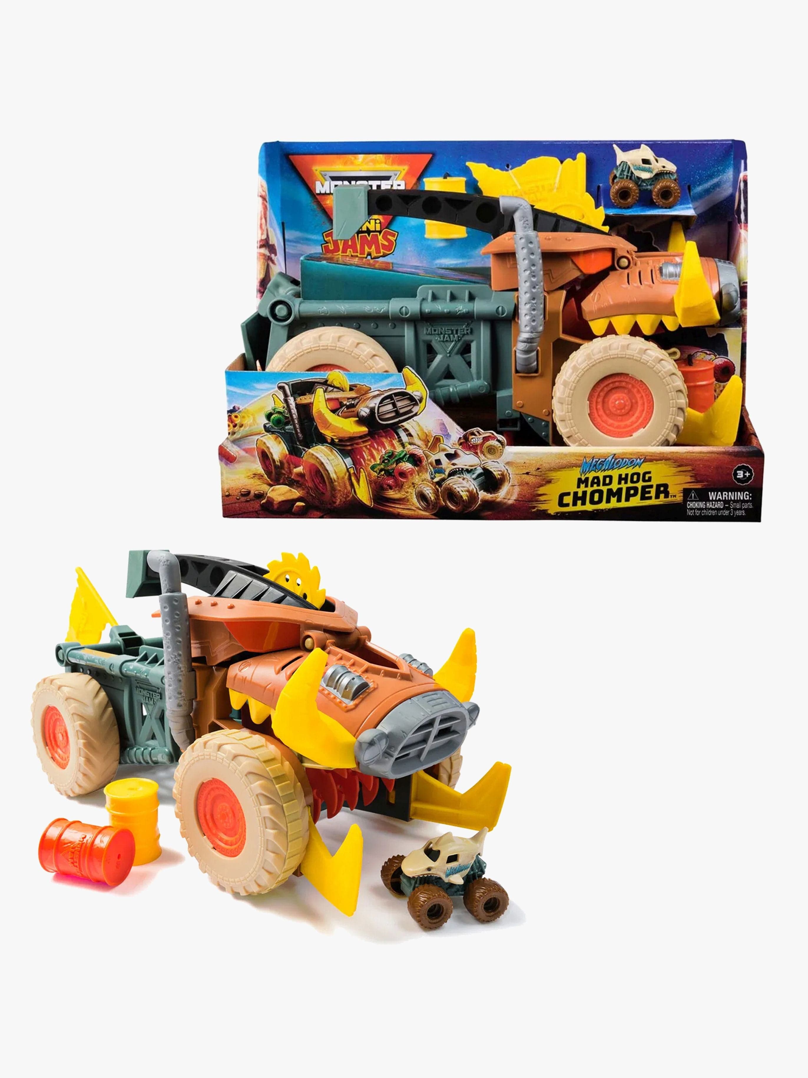 Monster Jam Mini Mad Hog Sweeper Leikkisetti