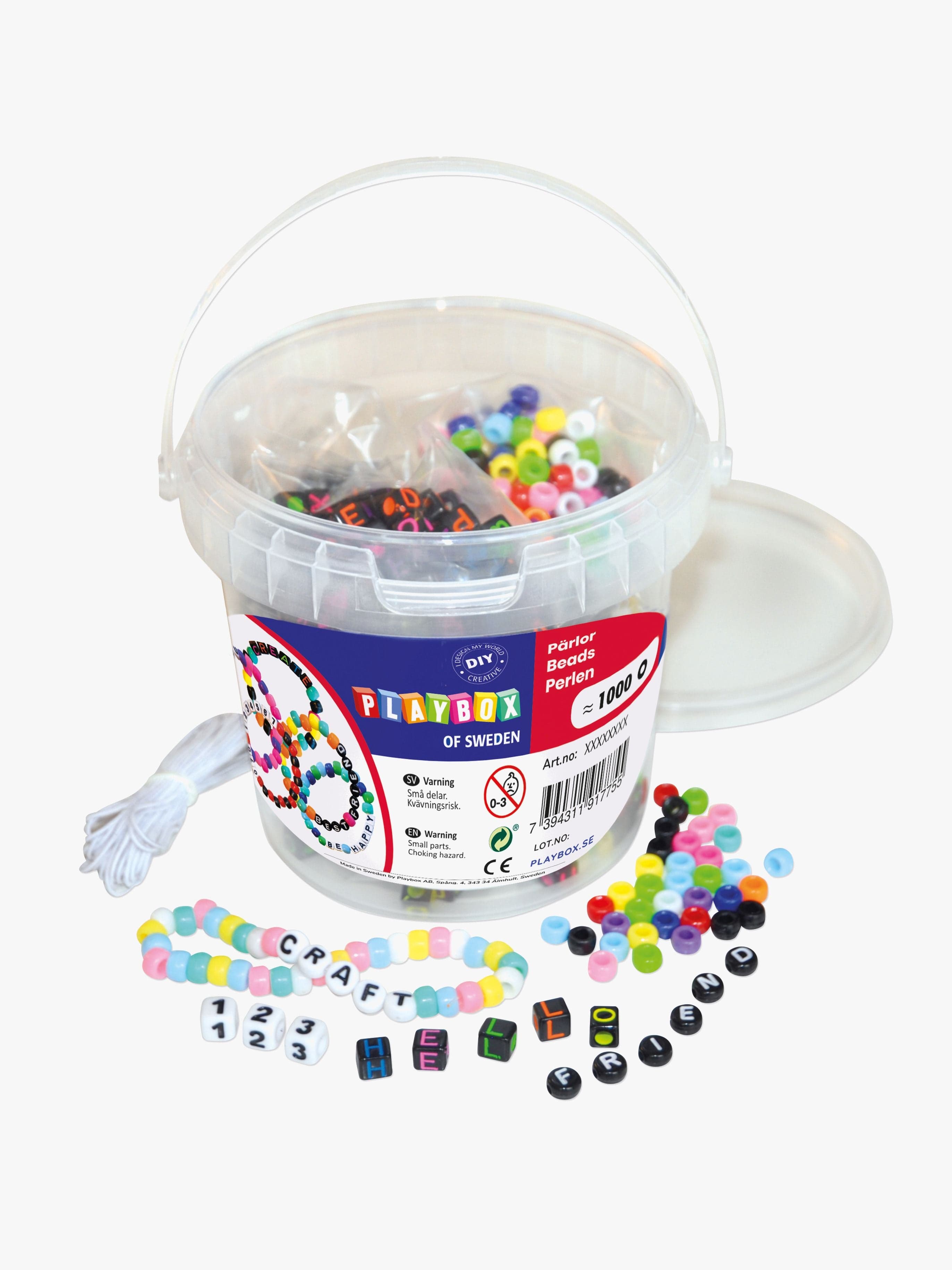 Playbox Kirjainhelmet 1000 Kpl