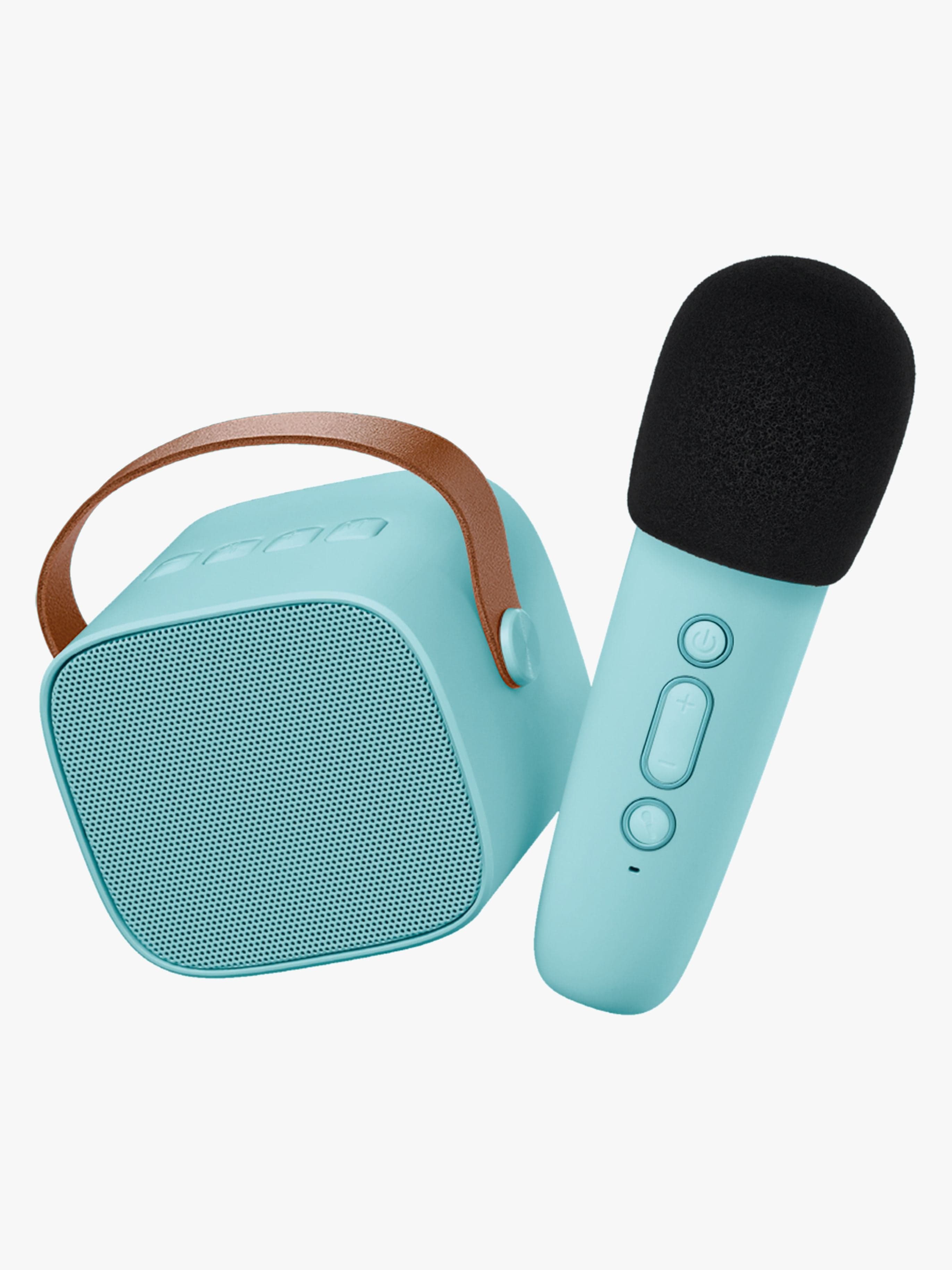 Lalarma Bluetooth-kaiutin + Langaton Mikrofoni, Sininen