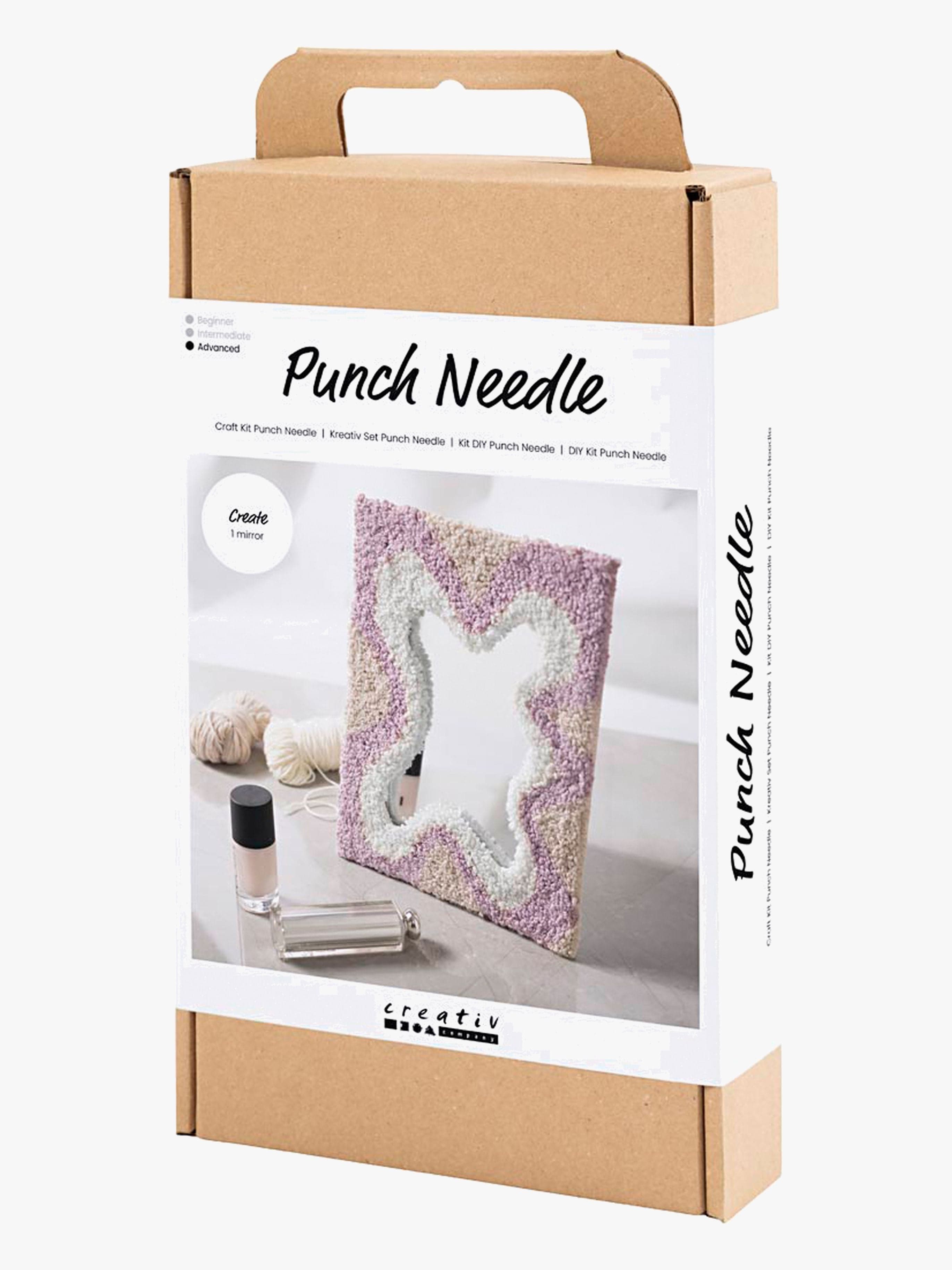 Creativ Company Askartelusetti Kirjailu Peili Pastelliväreillä