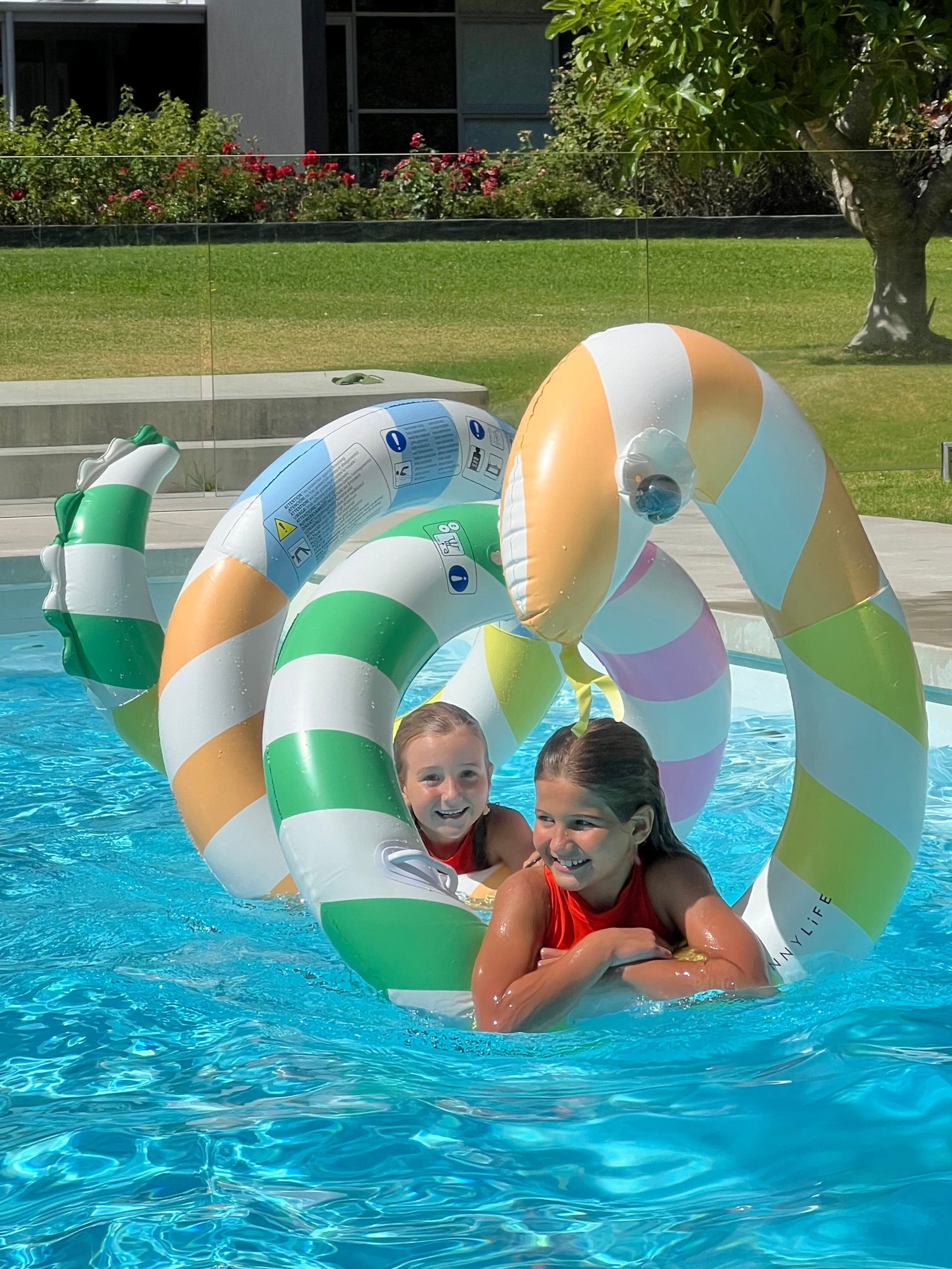 SUNNYLiFE Suuri Uimalelu, Poolside Sorbet Stripe
