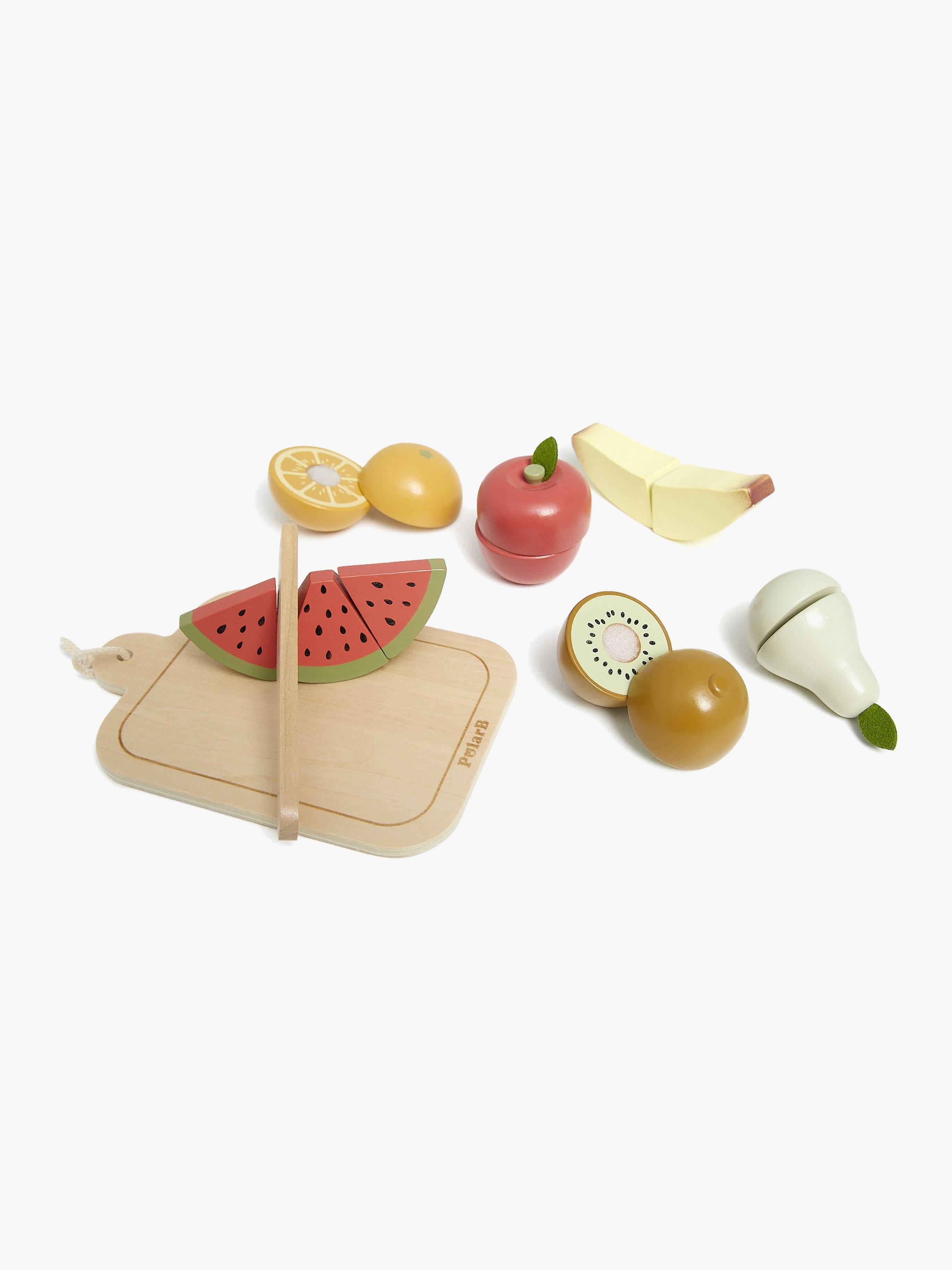 VIGA Leikkisetti Hedelmät Ja Leikkuulauta