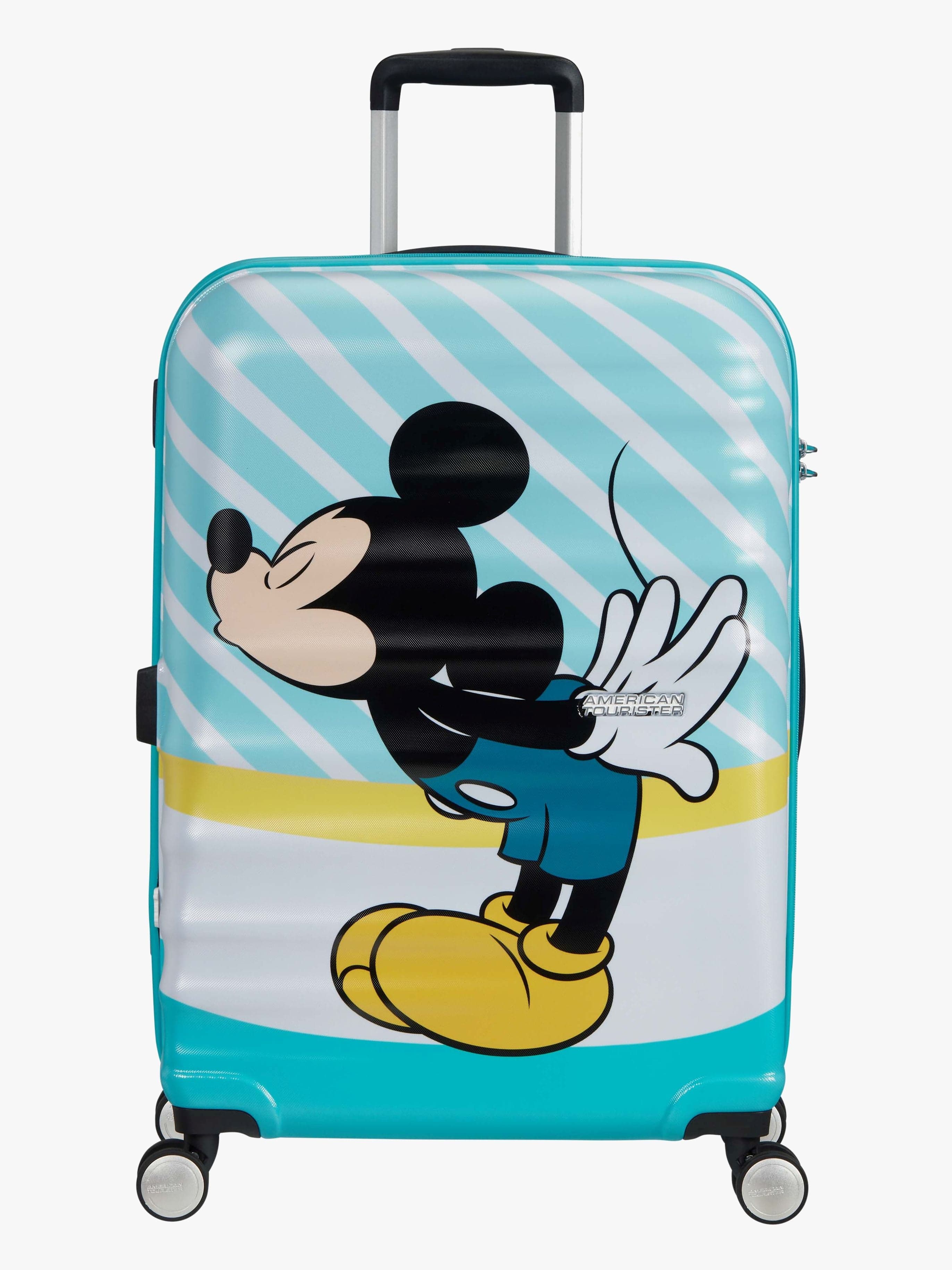 American Tourister Disney Spinner Matkalaukku 64L, Mickey Blue Kiss