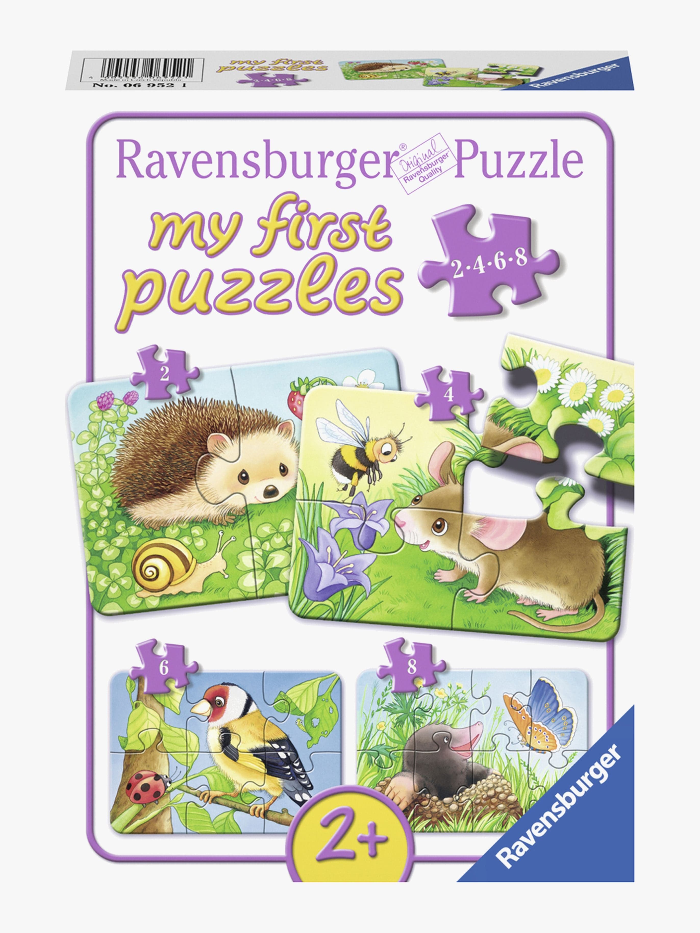 Ravensburger Palapeli Metsäneläimet 2, 4, 6 & 8