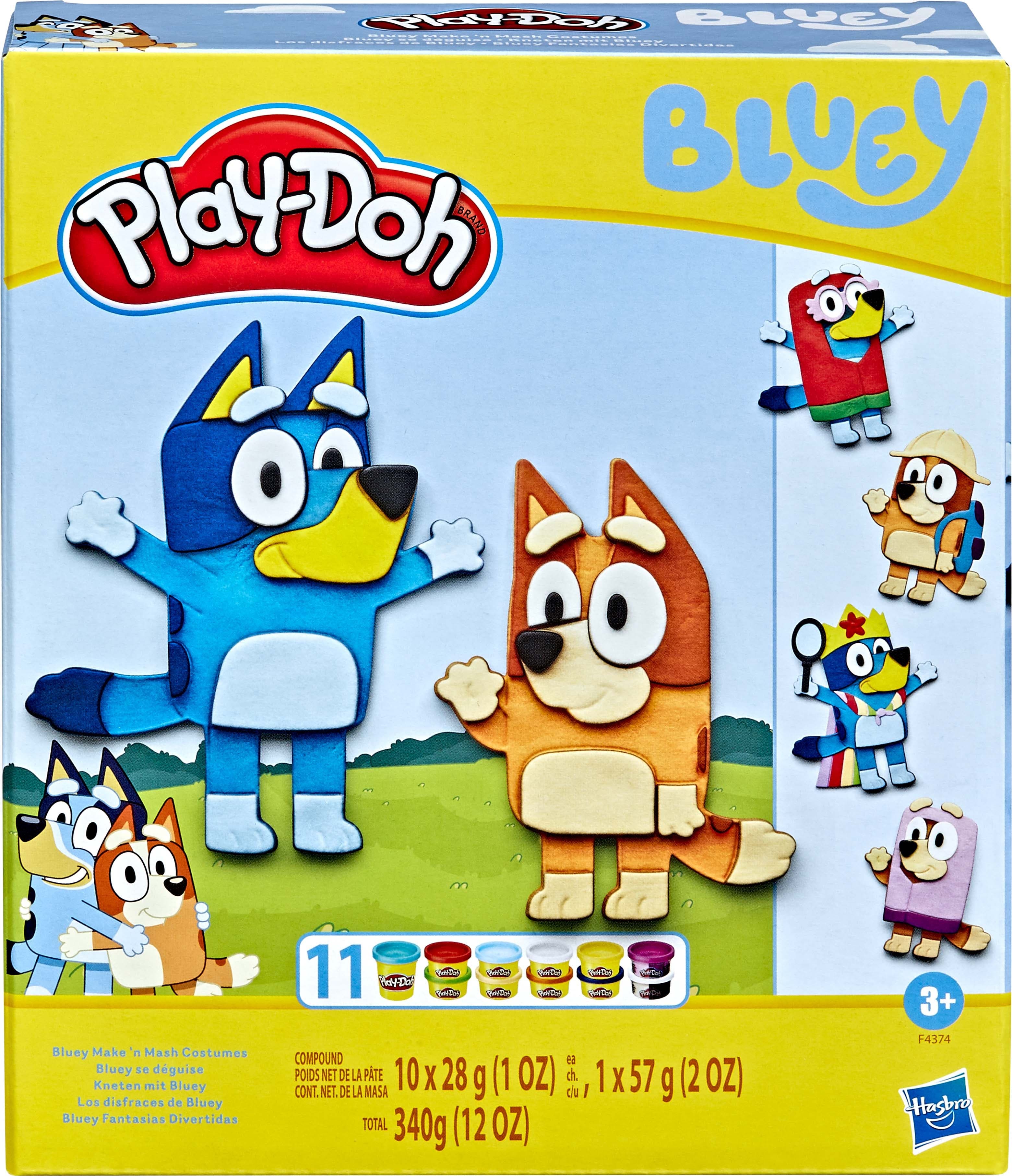 Play-Doh Bluey Muovailuvahasetti Asut