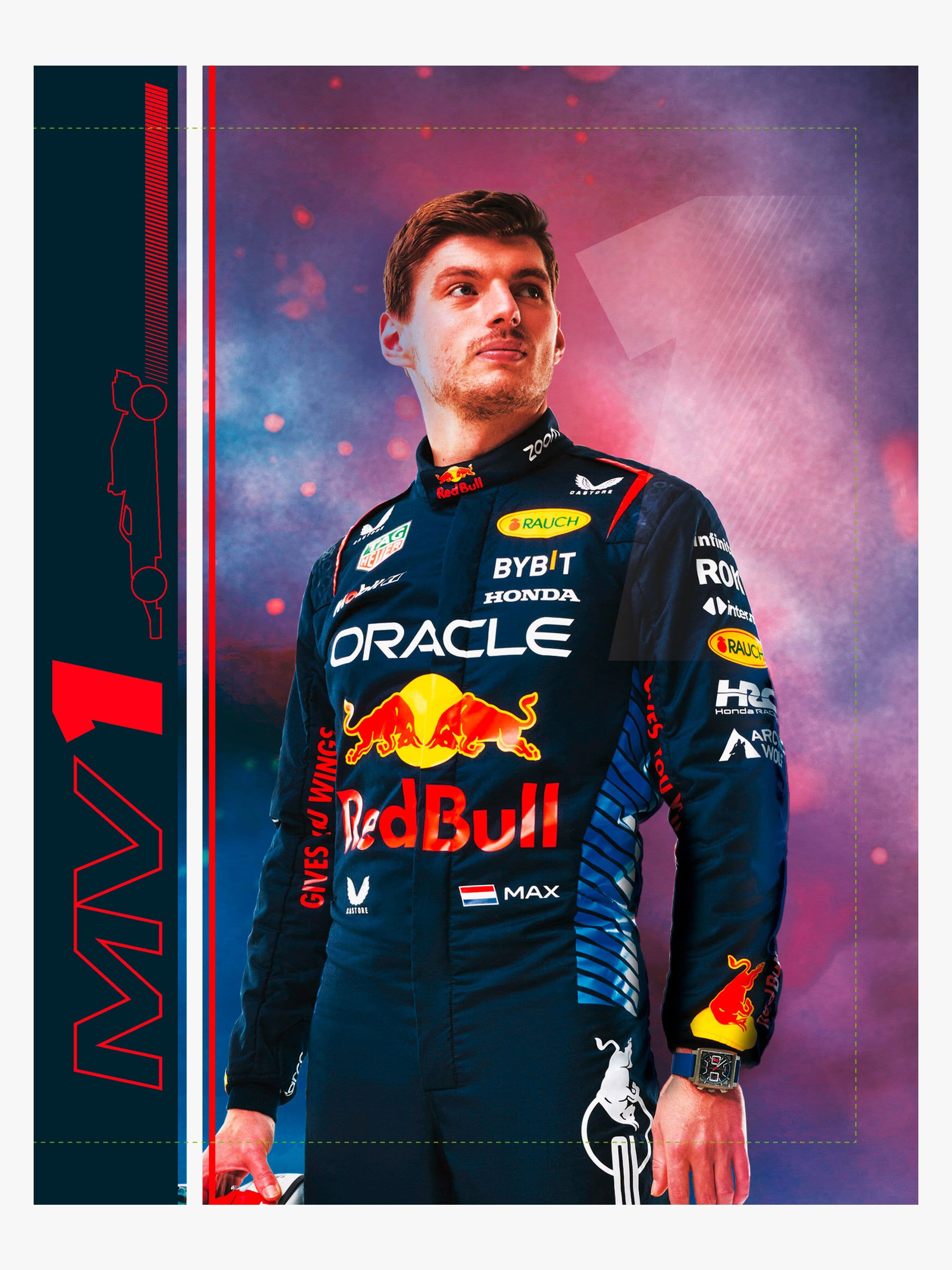 UnderCover Oracle Red Bull Racing Rengaskansio A4