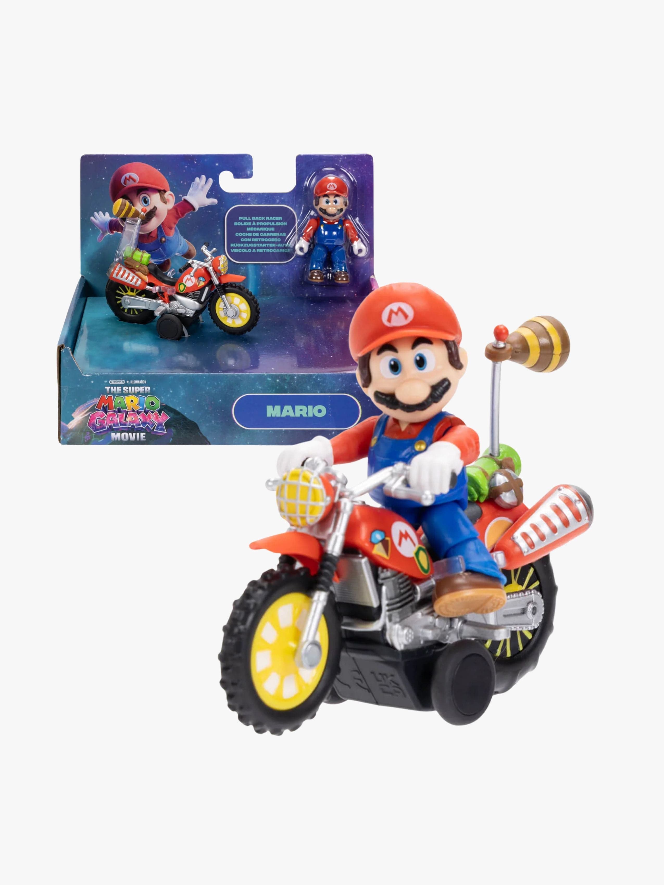 Super Mario Galaxy Movie Hahmo + Moottoripyörä
