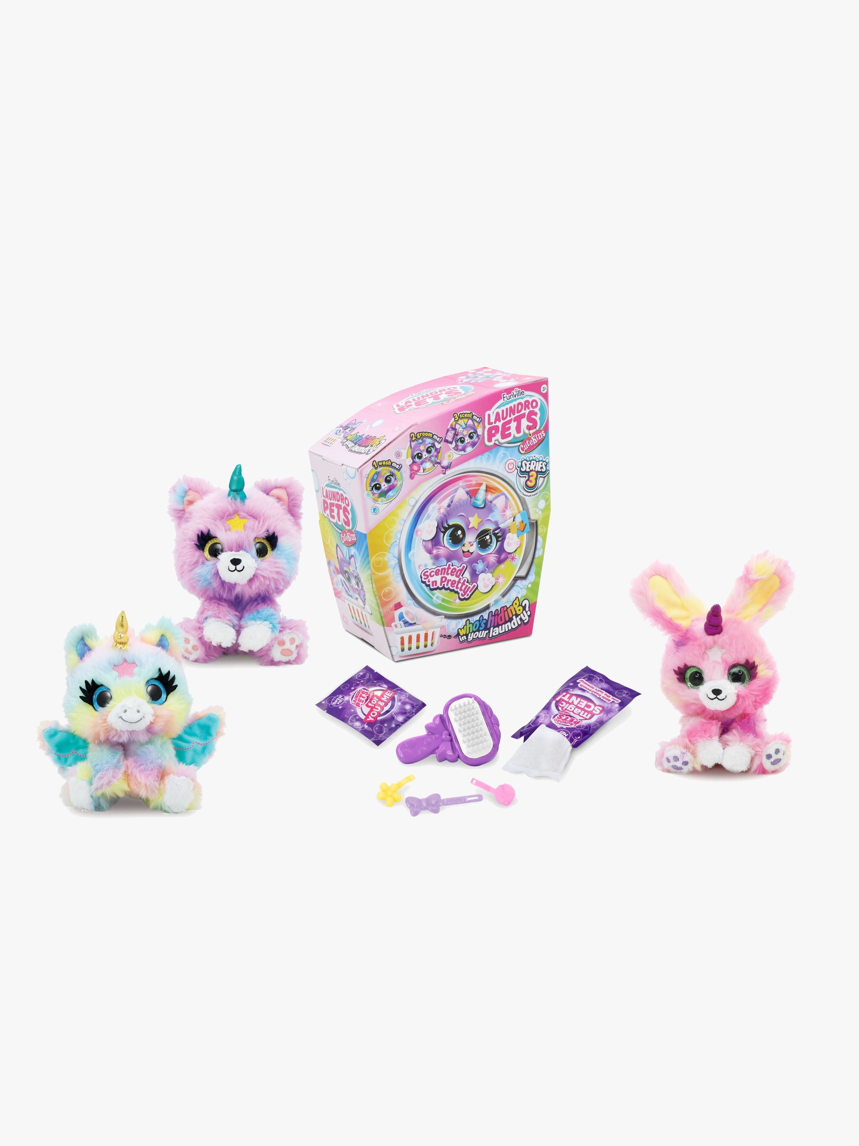 Funville Laundro Pets Cutekins Sarja 3 Lemmikki Lajitelma