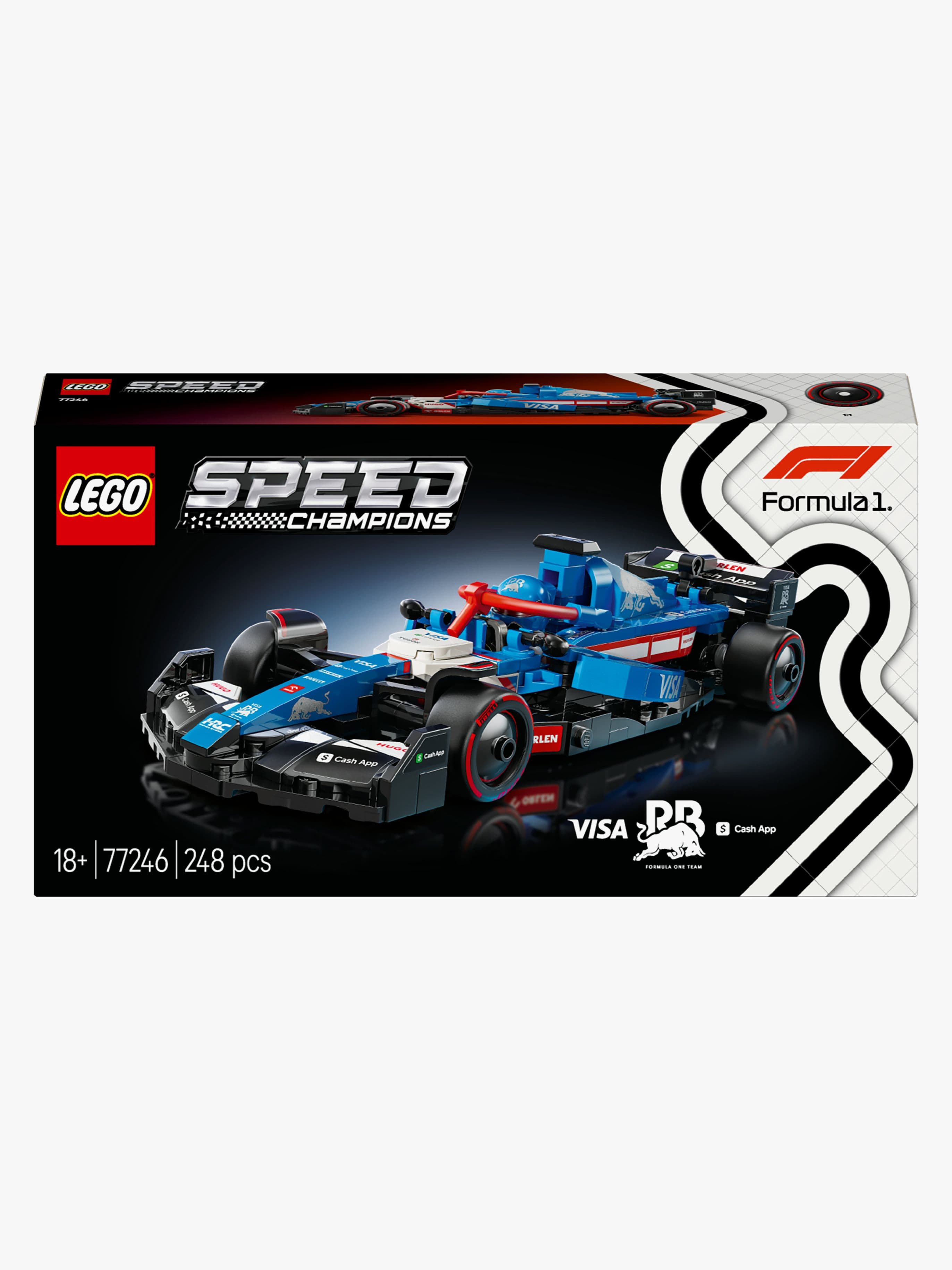 LEGO Speed Champions 77246 Visa Cash App RB VCARB 01 F1 ‑kilpa-auto