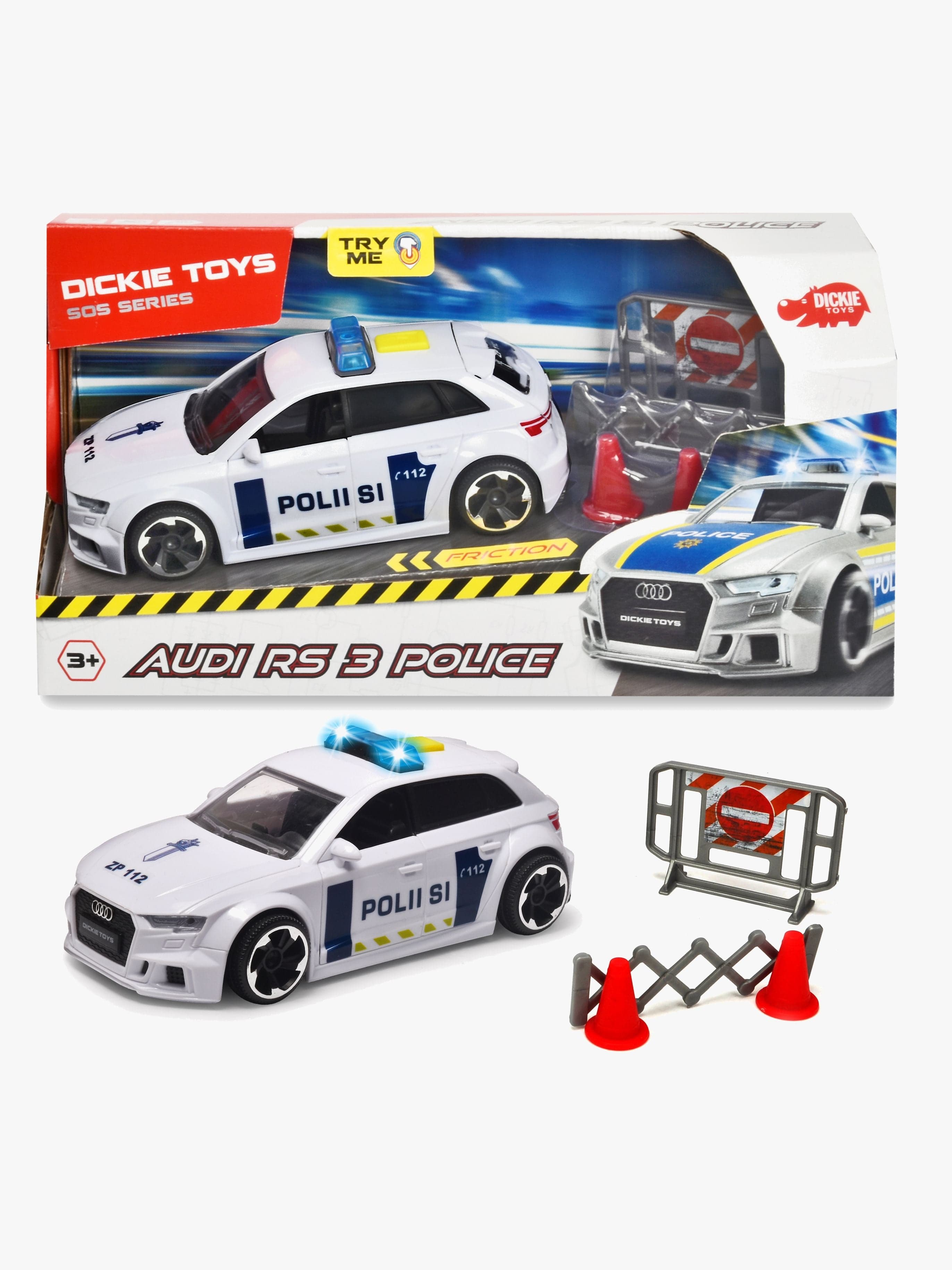 Dickie Toys Poliisiauto Audi RS3