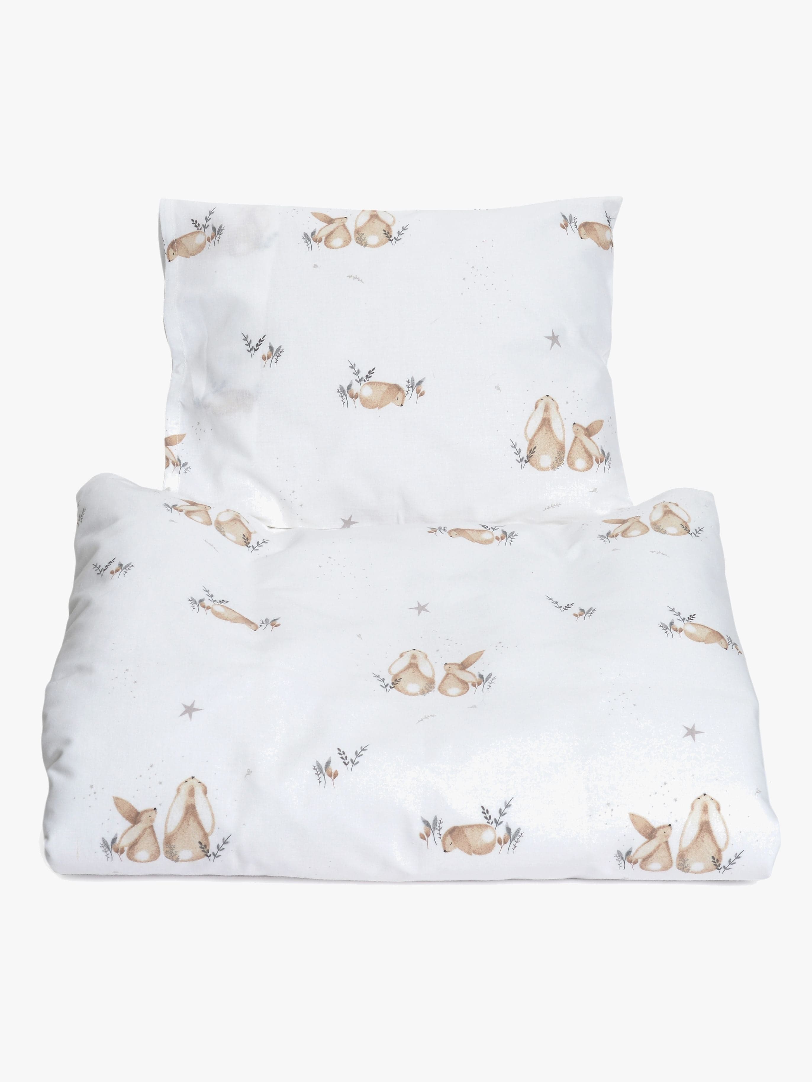MiniDreams Pussilakanasetti Pinnasänky 100x130 Bunny, Valkoinen