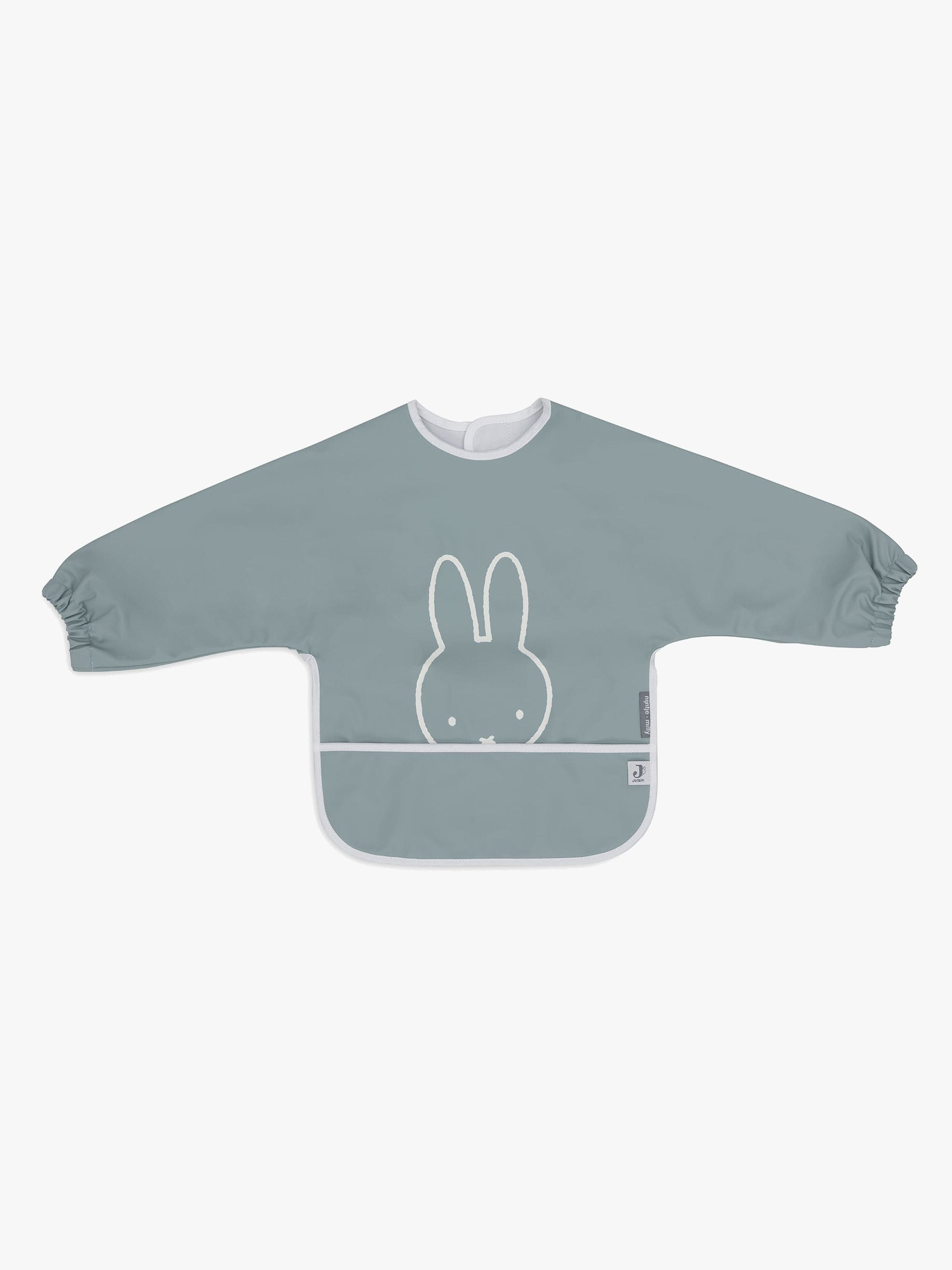Jollein Miffy Peekaboo Pitkähihainen Ruokalappu, Sea Green