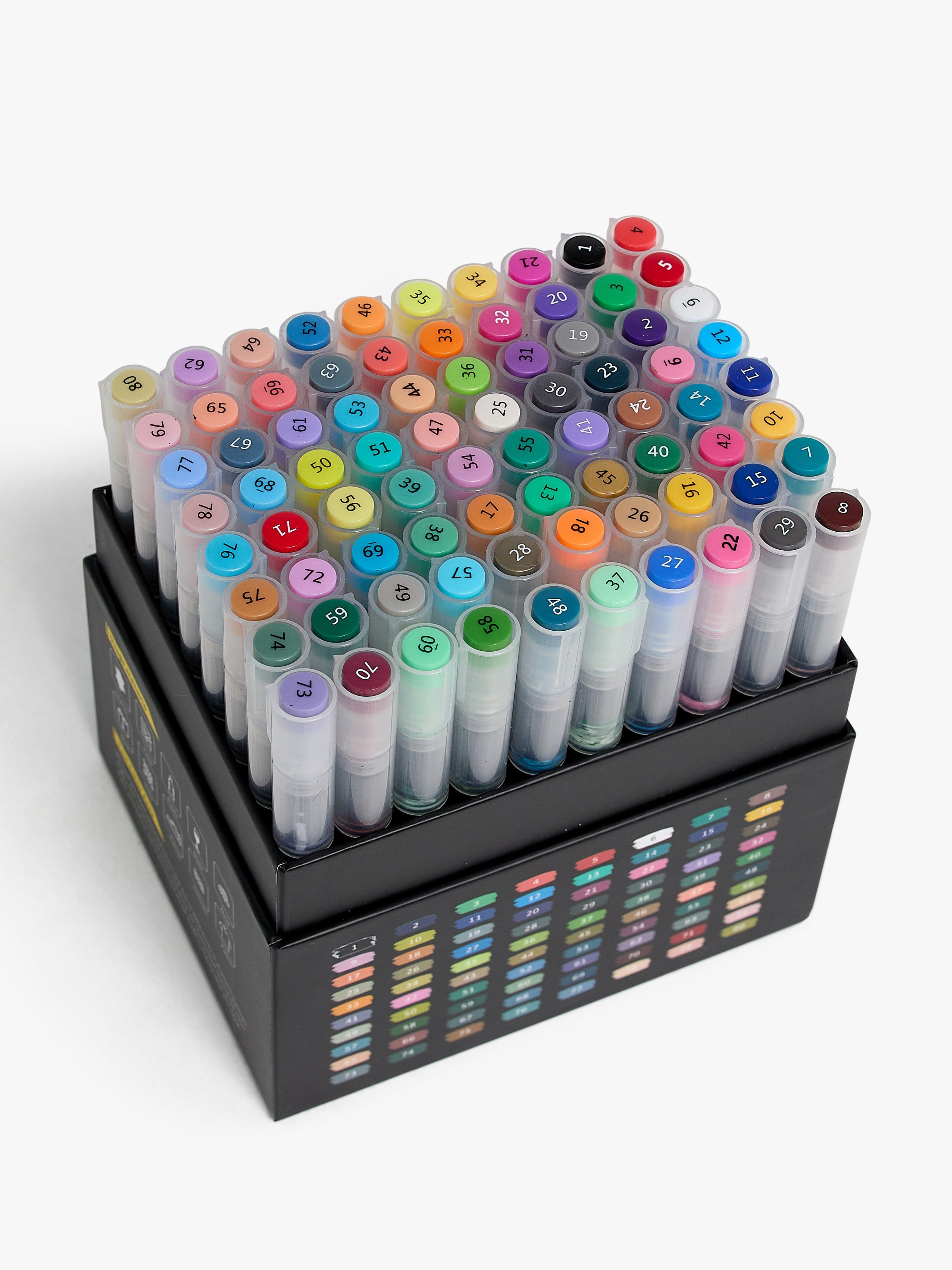 Fippla Akryylikynät 80-pack