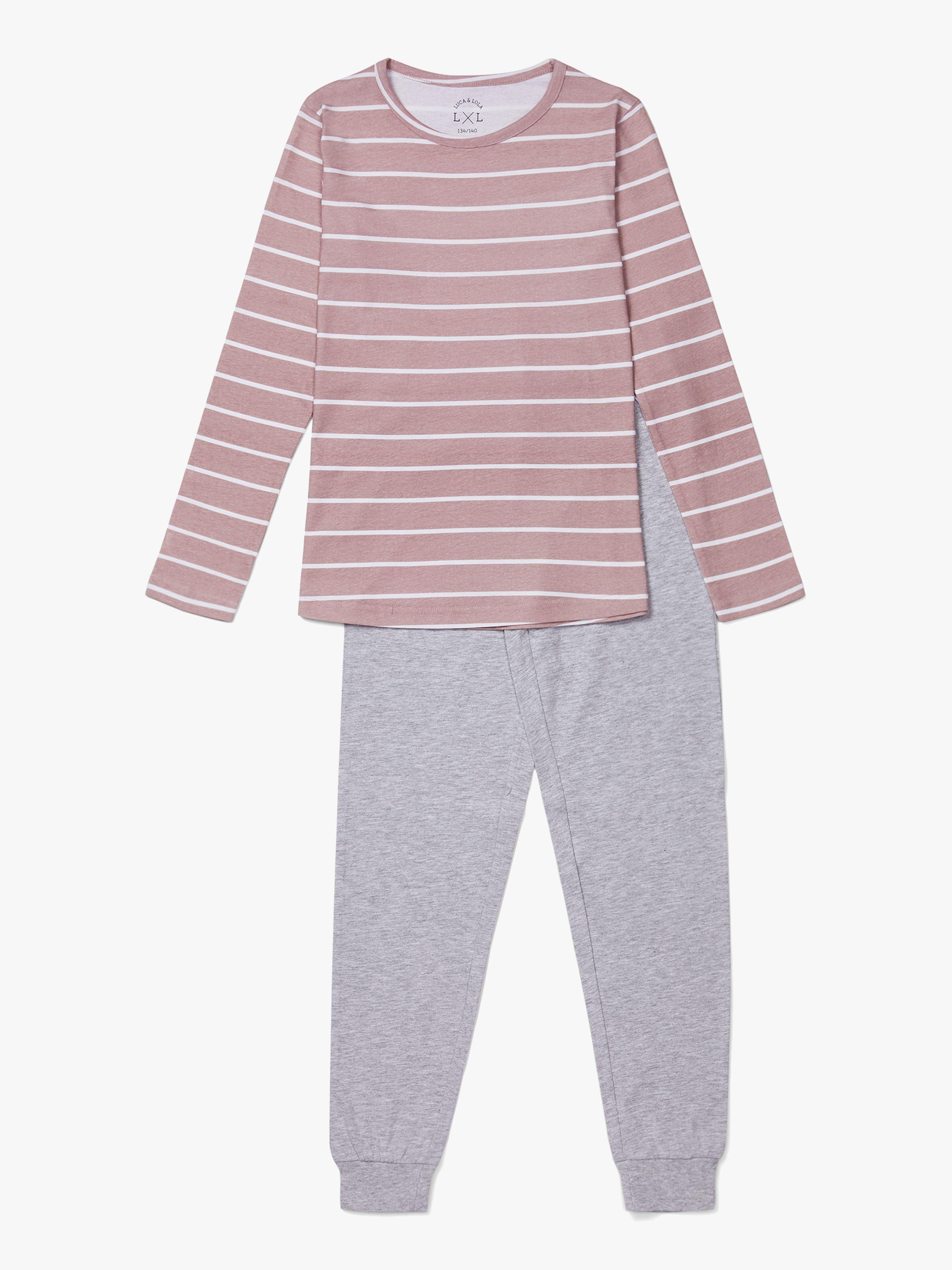 Luca & Lola Emma Pyjama, Pink Stripes 134-140