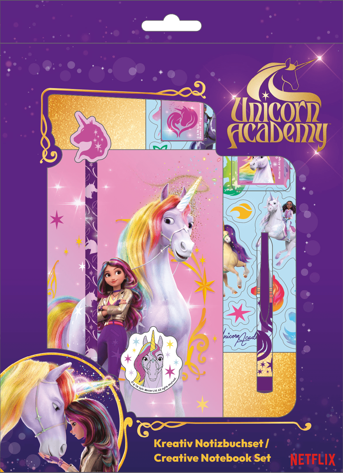 Unicorn Academy Kirjoitusvälinesetti