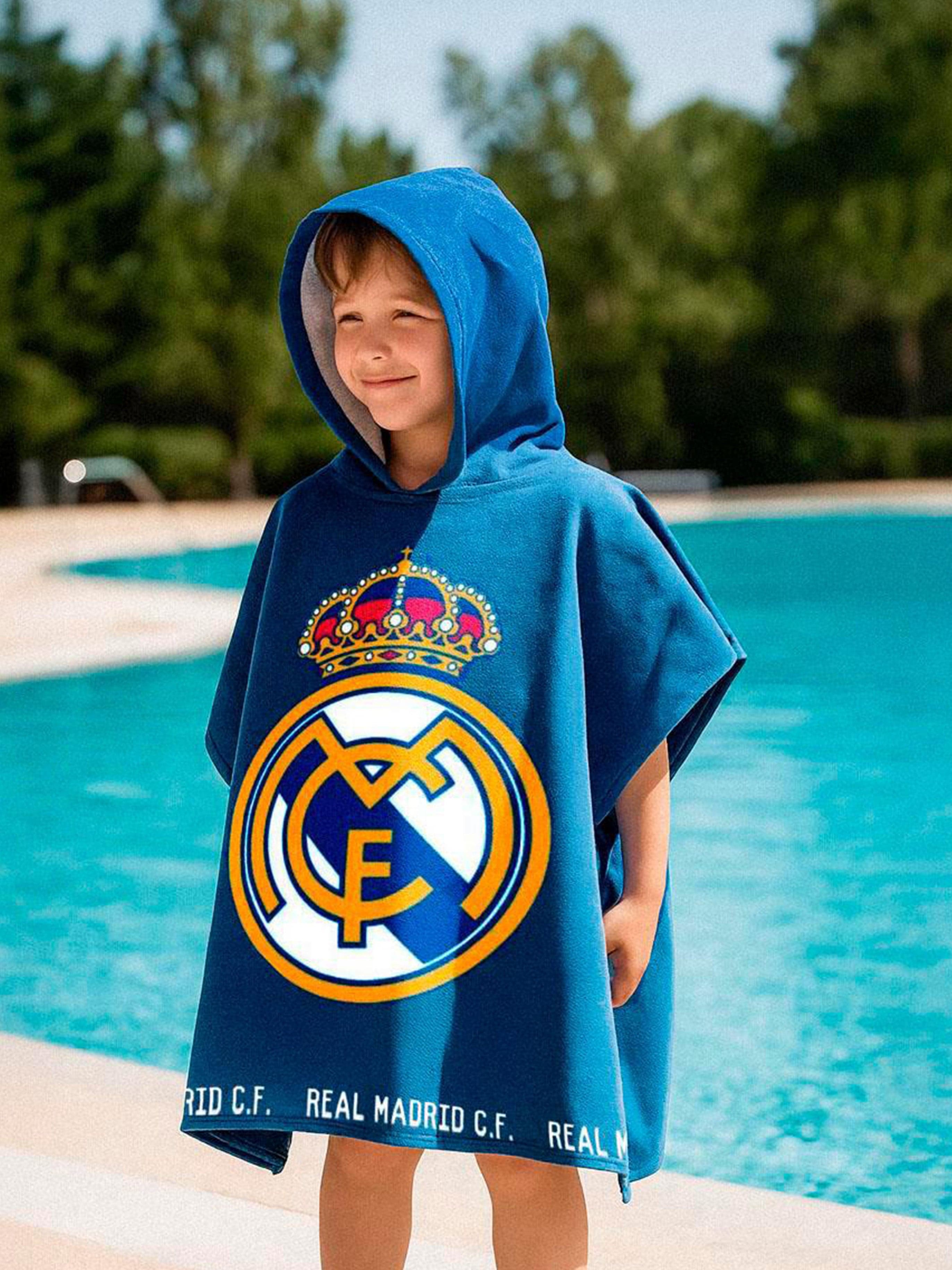 Real Madrid Rantaponcho Mikrokuitu, Sininen