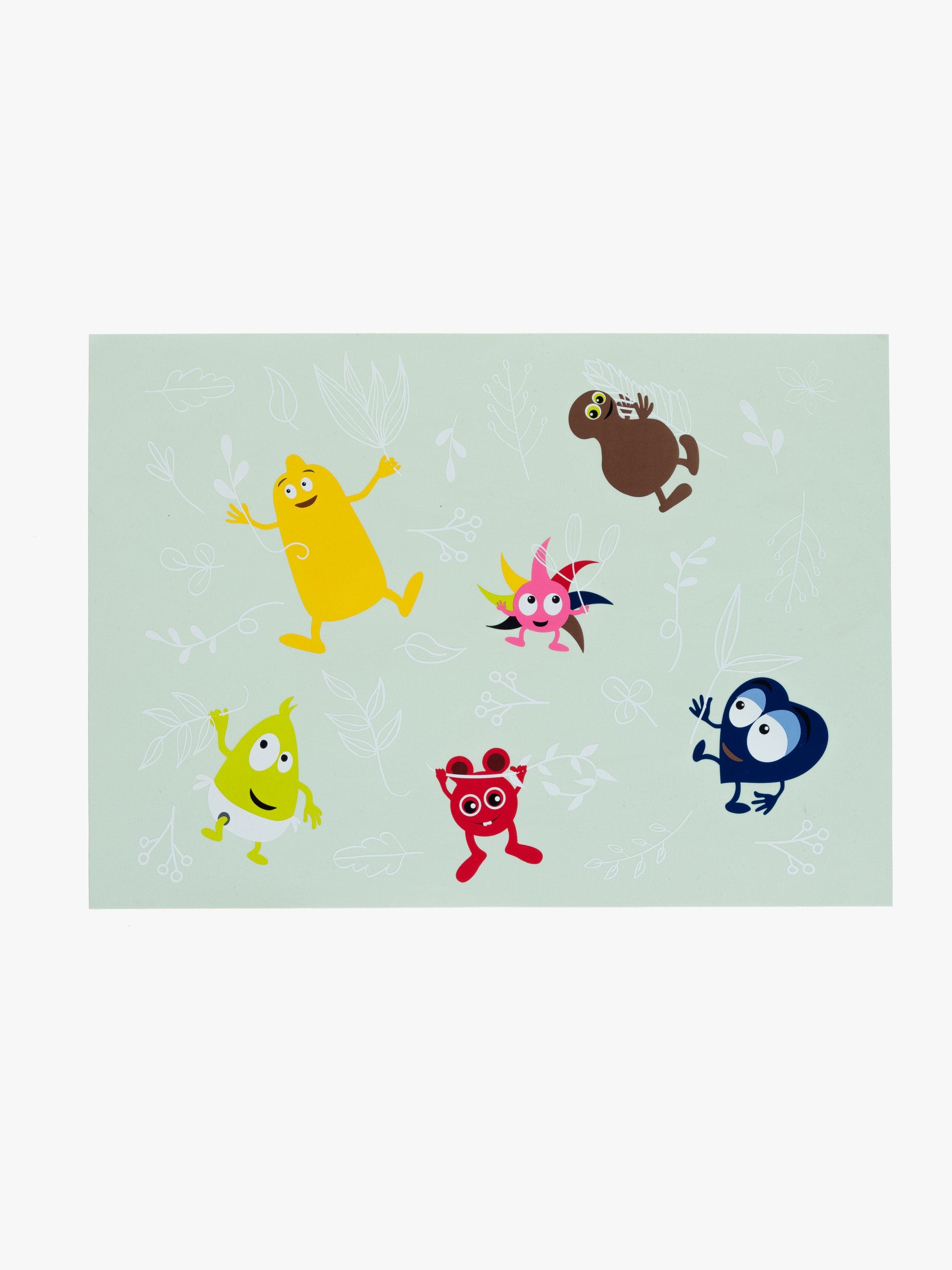 Babblarna Ruokailualusta Silikoni, Sininen