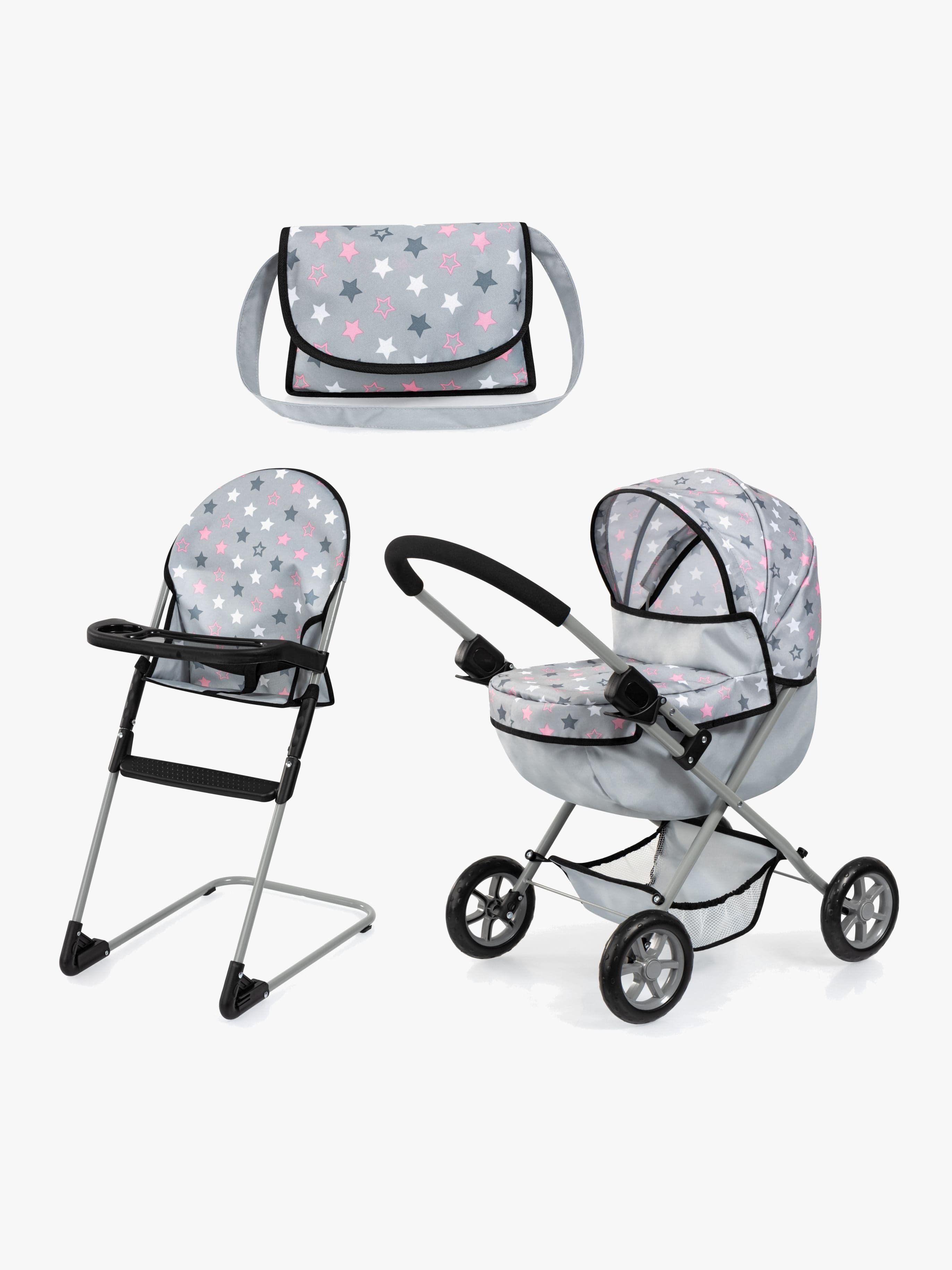 Bayer Design Nukenvaunut Cosy Setti, Grey