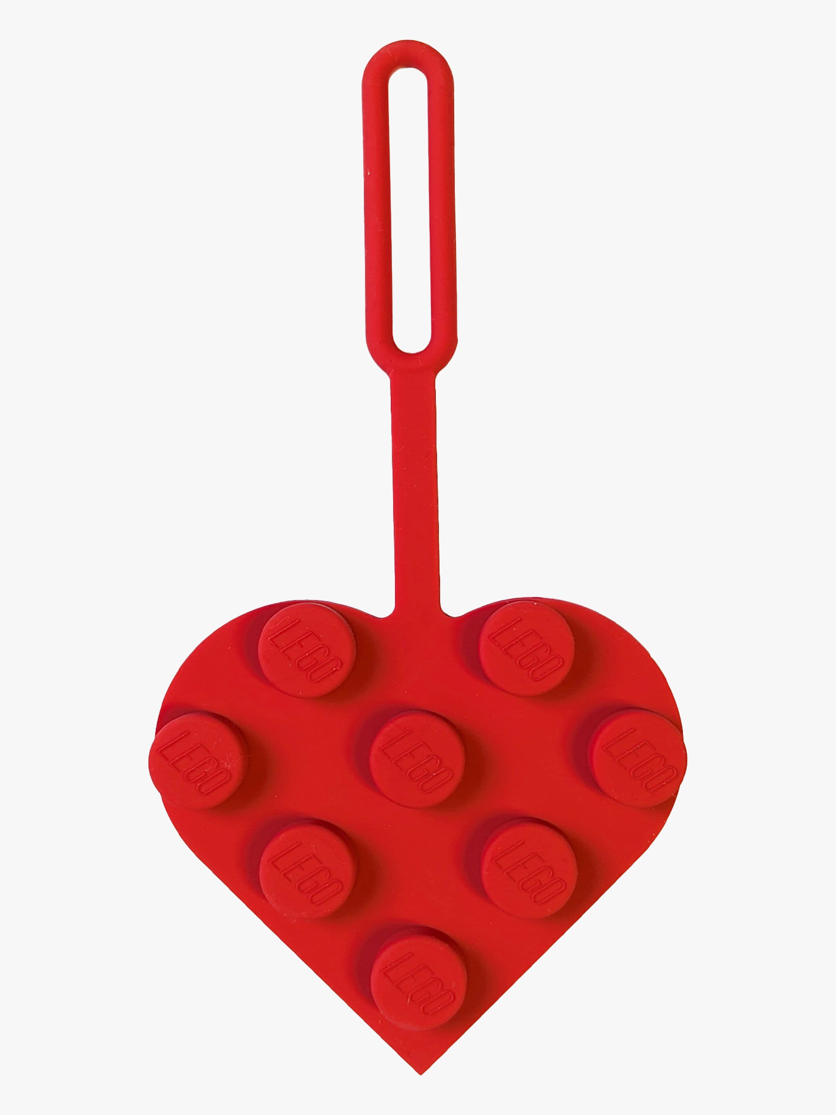 LEGO® Iconic Matkalaukun Nimilappu Heart, Punainen