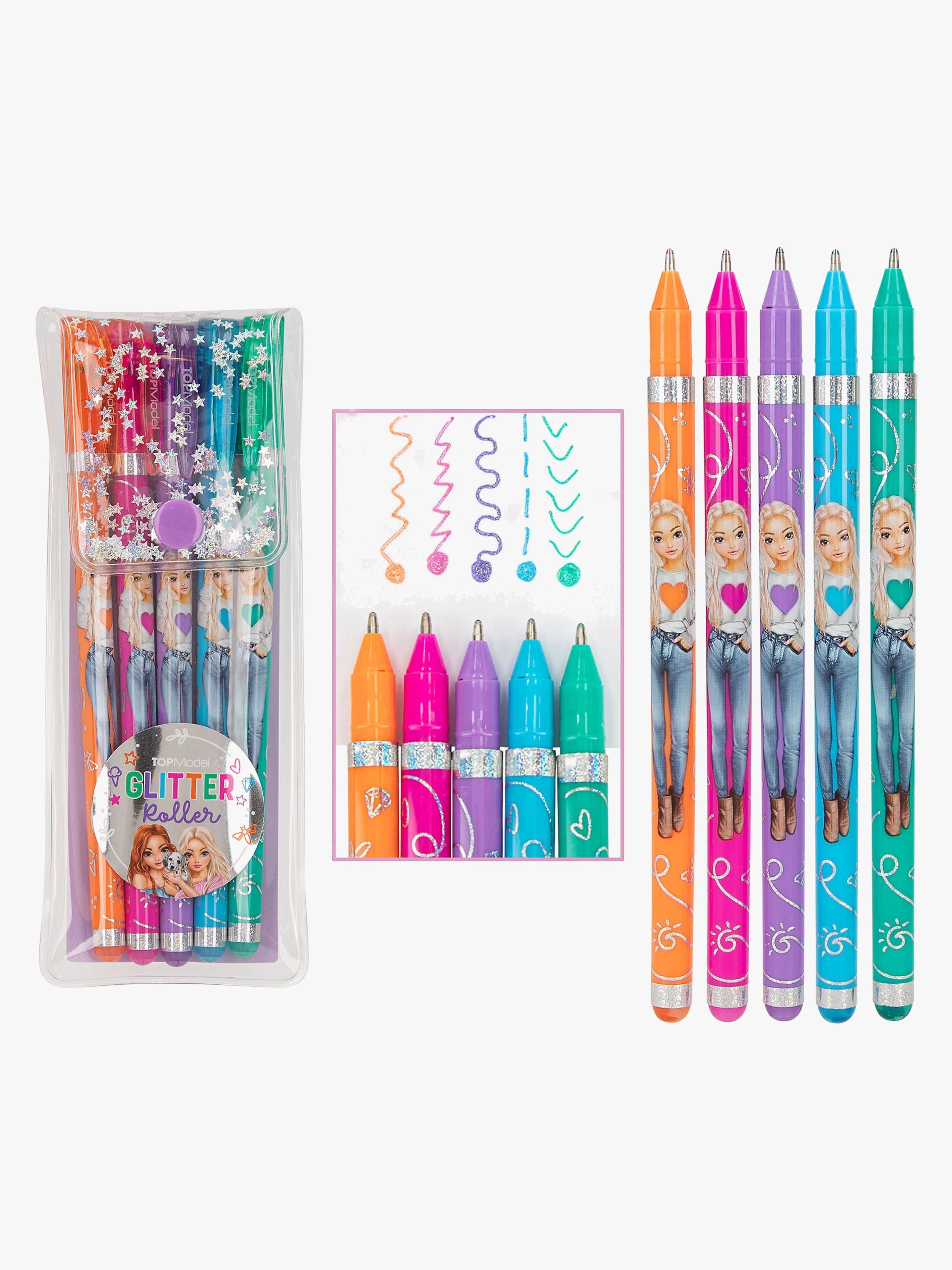 TOPModel Glitter-geelikynät 5-pack