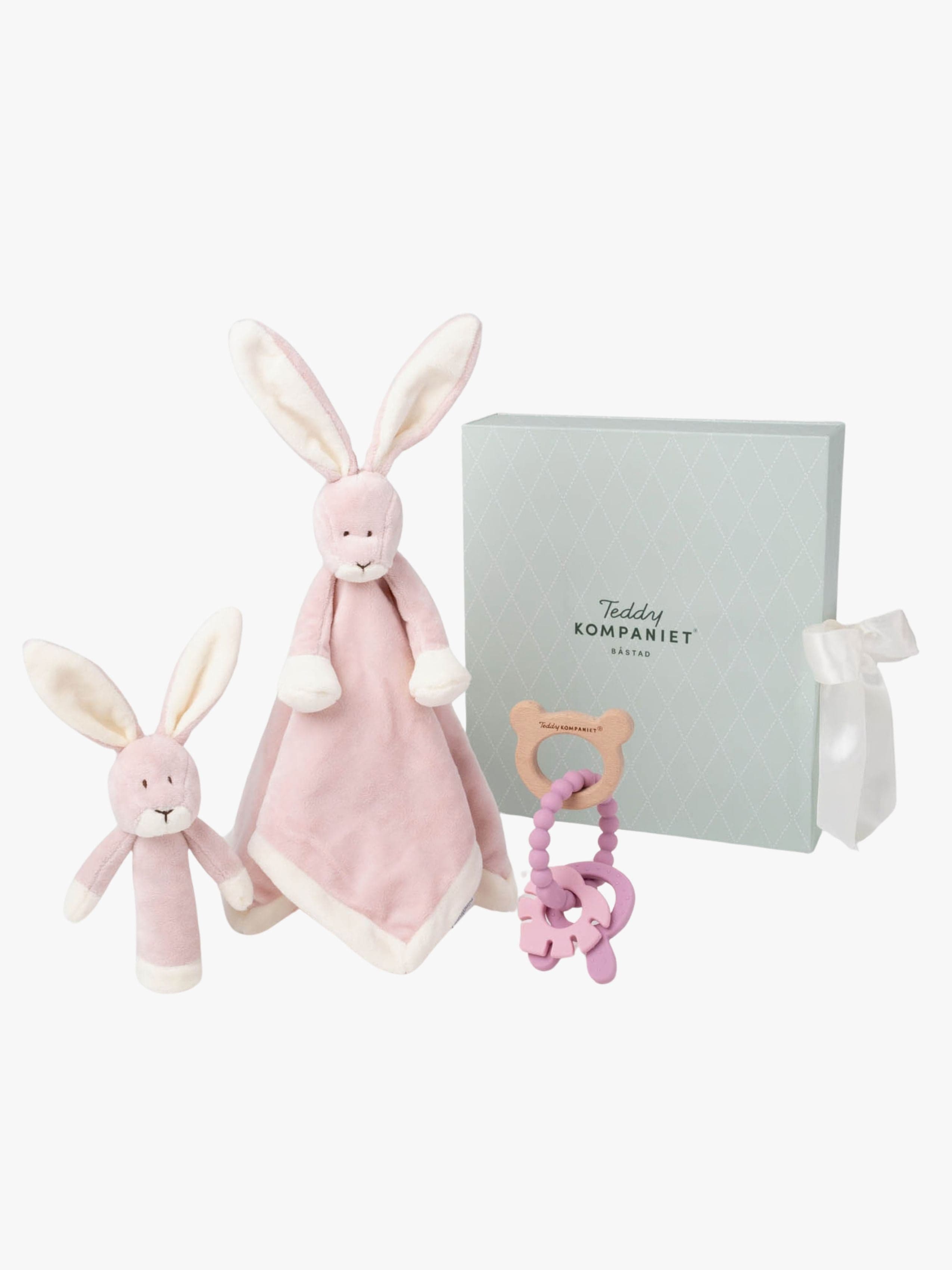 Teddykompaniet Unirievut Pupu Lahjapakkaus, Misty Rose