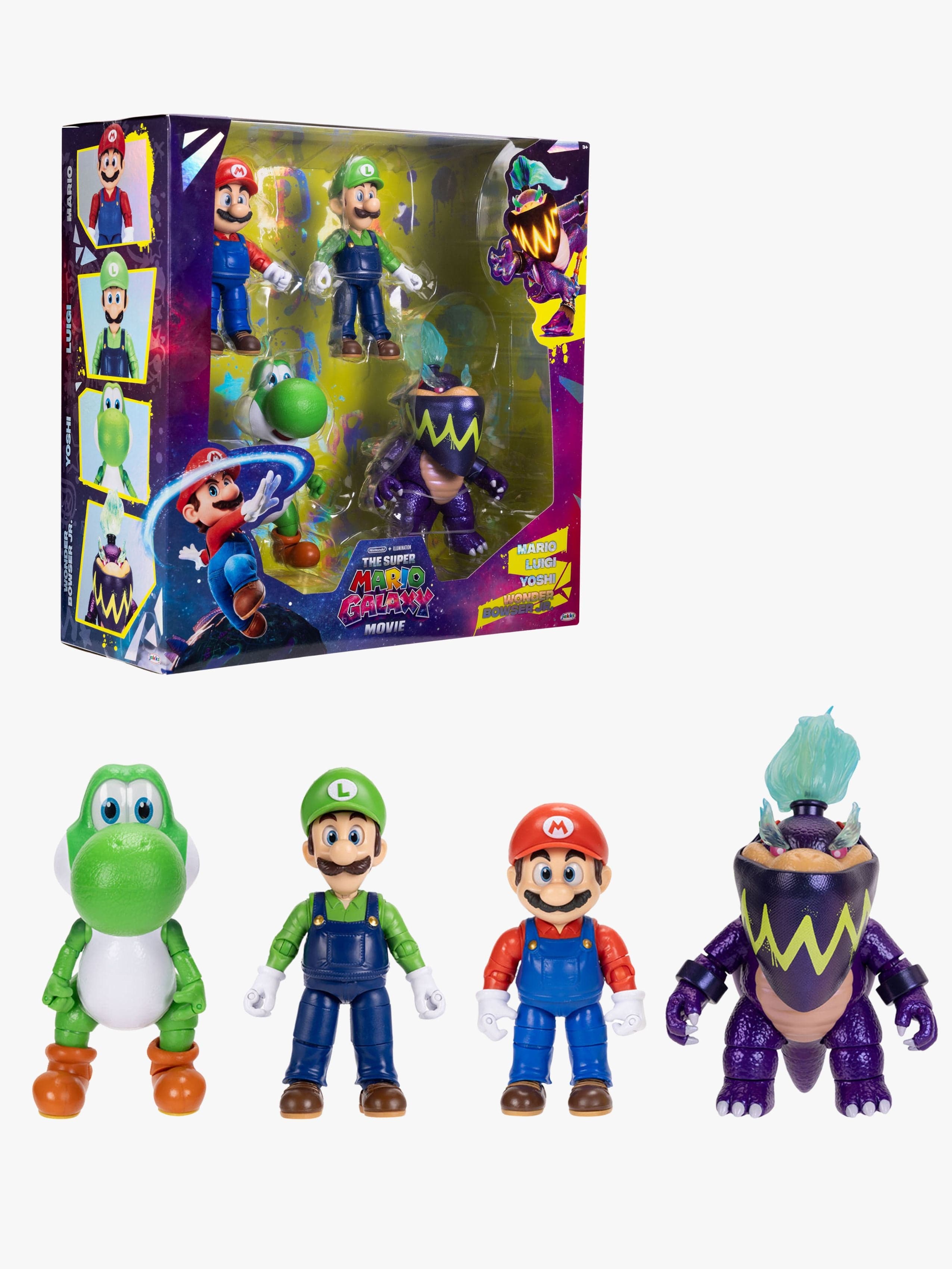 Super Mario Galaxy Movie Figuurisetti 4-pack