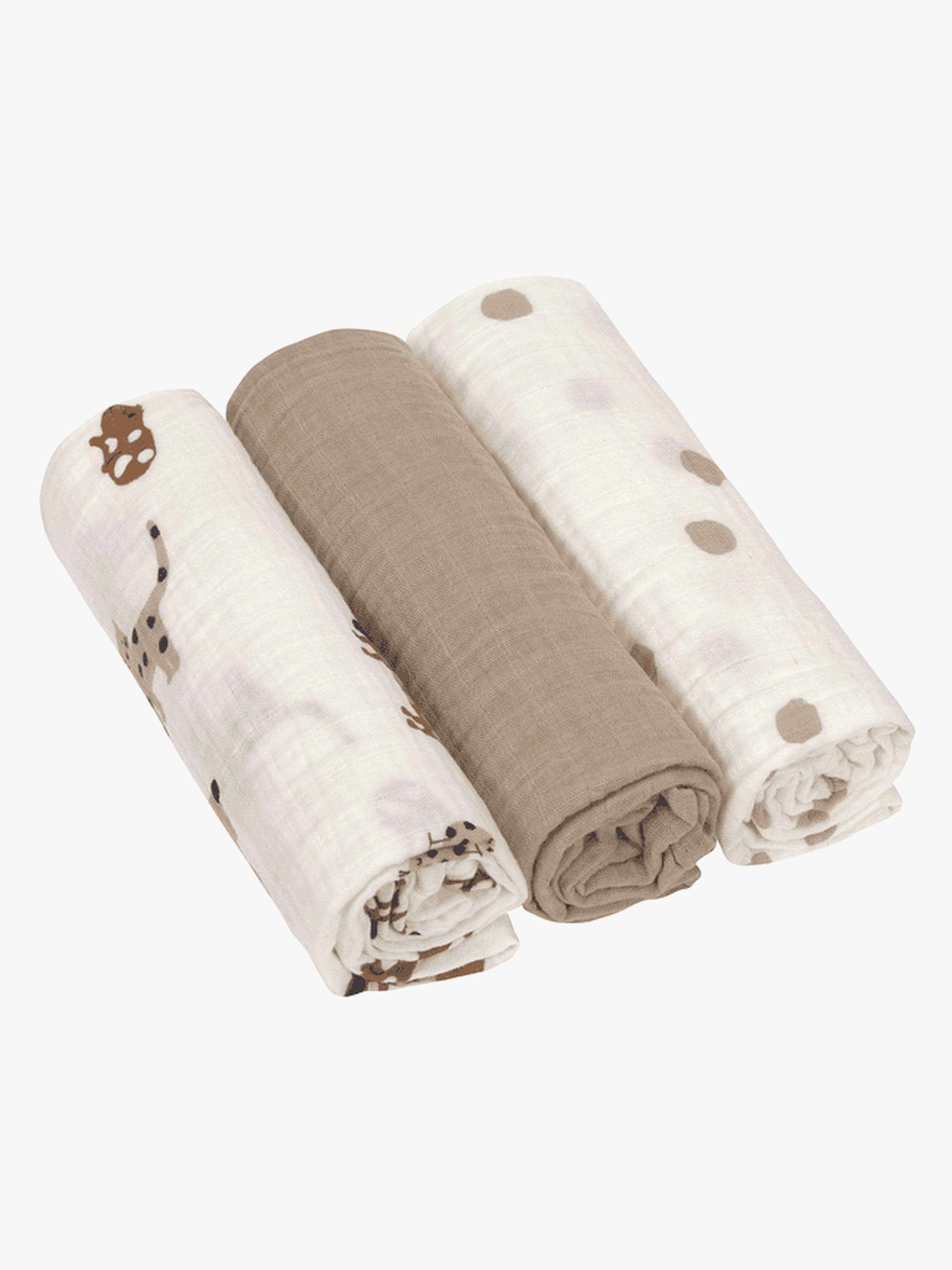 Lässig Swaddle Viltit 3-pack 85x85, Royal Blue