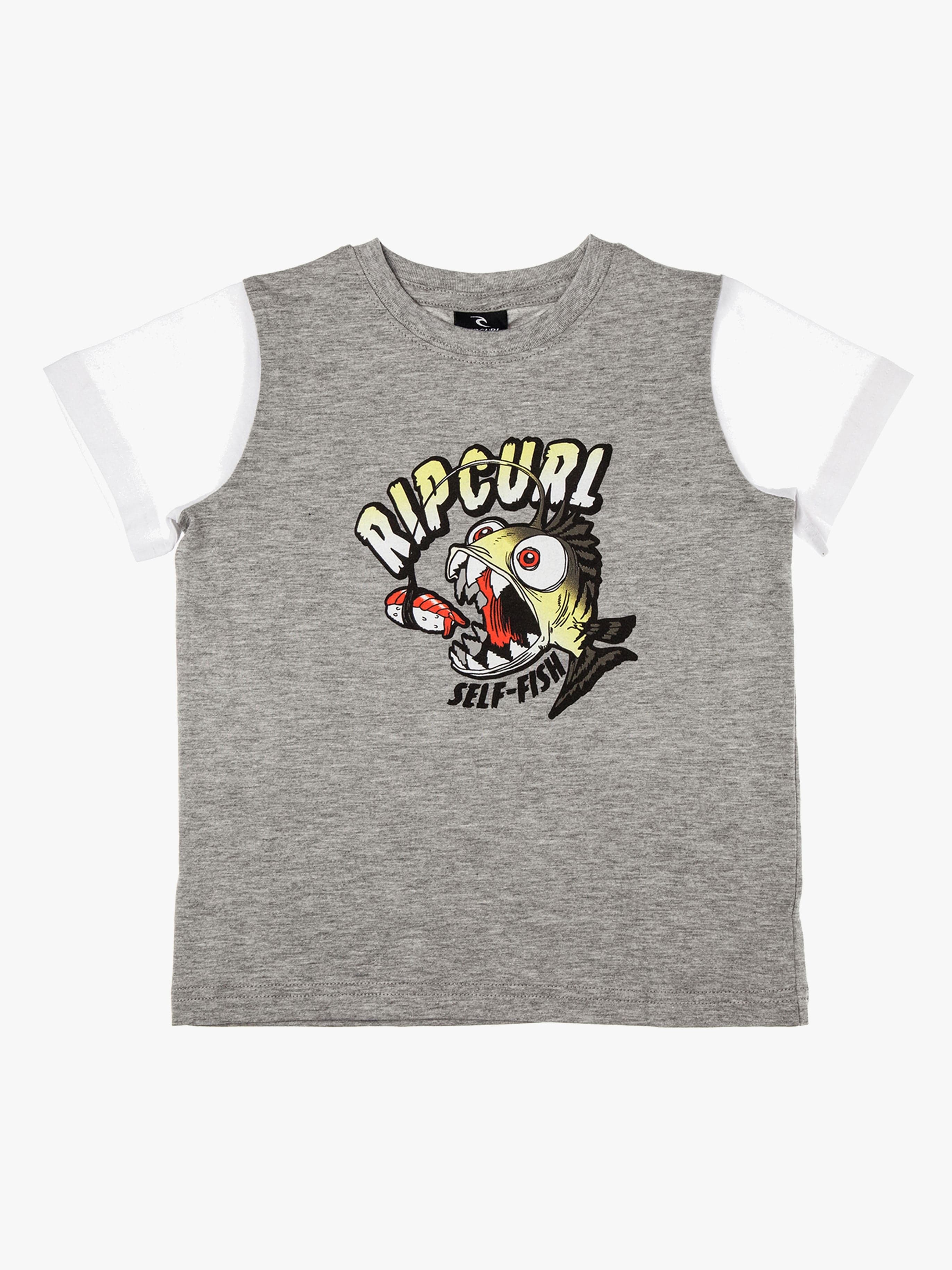 Rip Curl Arty SS Tee Groms T-paita, Cement Marle 90