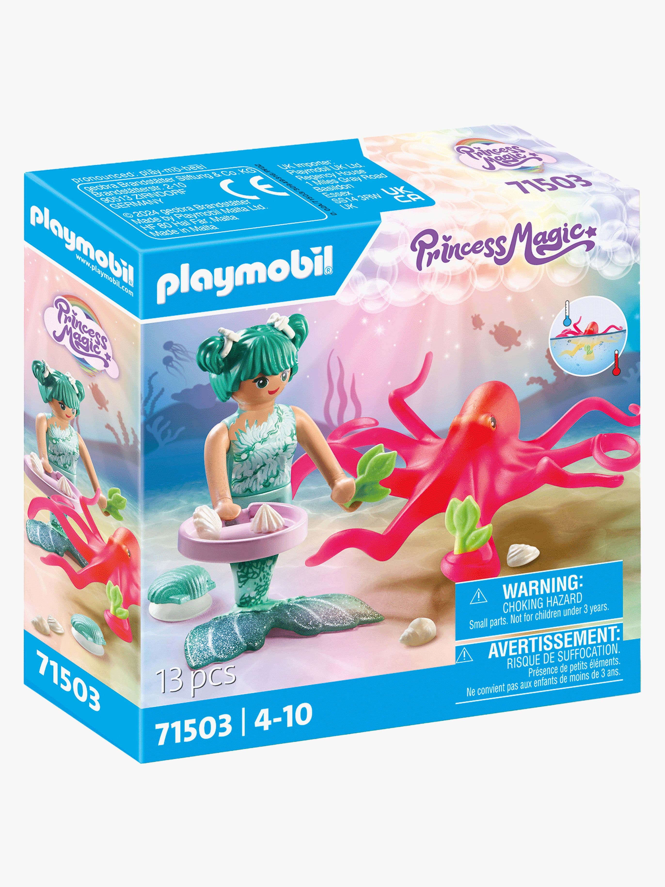 Playmobil 71503 Princess Magic Rakennussarja Merenneito + Mustekala