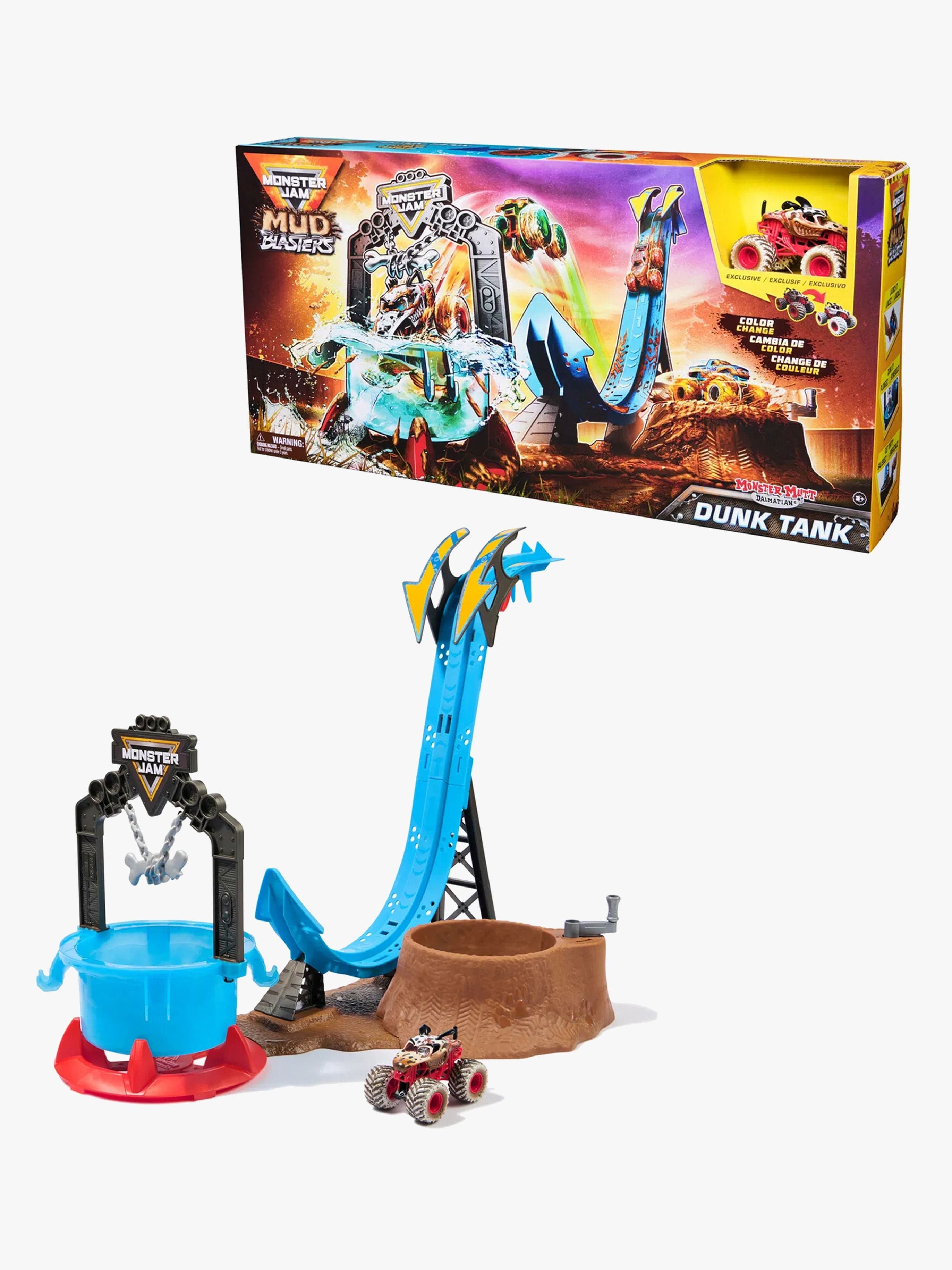 Monster Jam 1:64 Mud Blasters Dunk Tank Leikkisetti