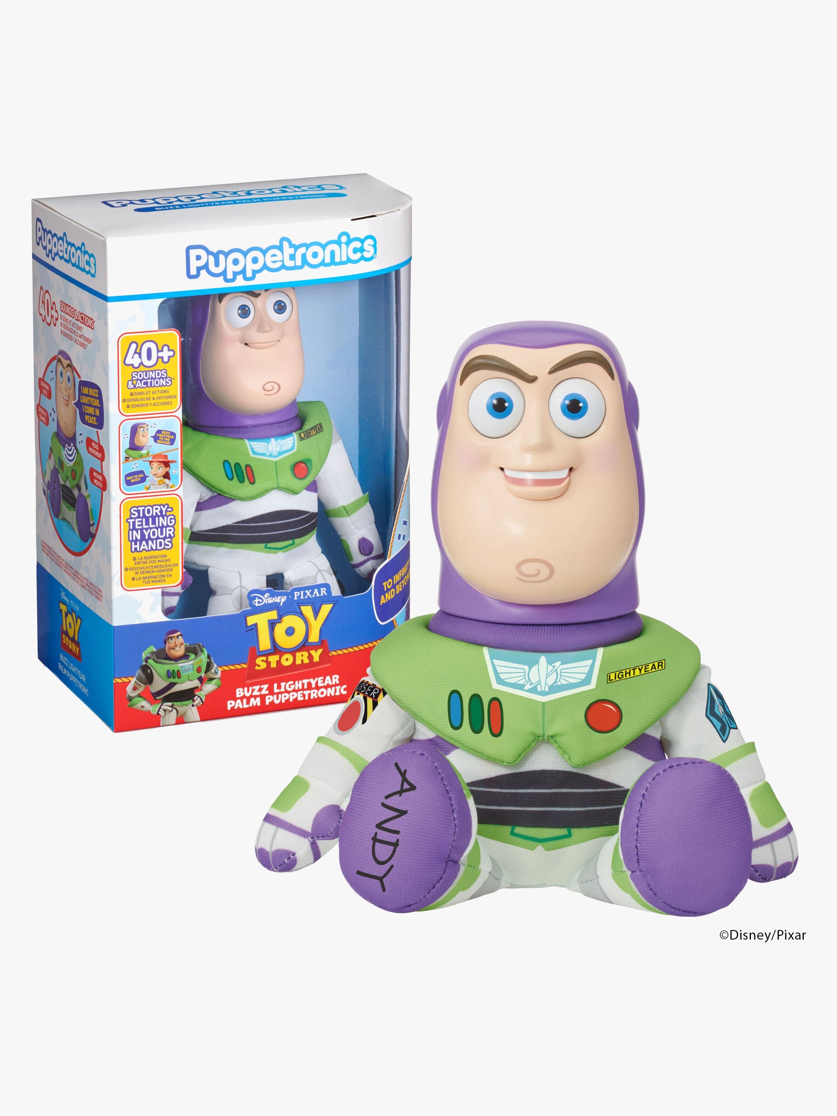 Disney Toy Story Hahmo Buzz Lightyear Palm Puppetronic 25 cm